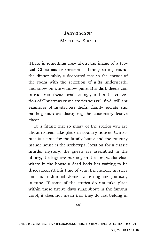 Secrets in the Snow & Other Christmas Crime Stories