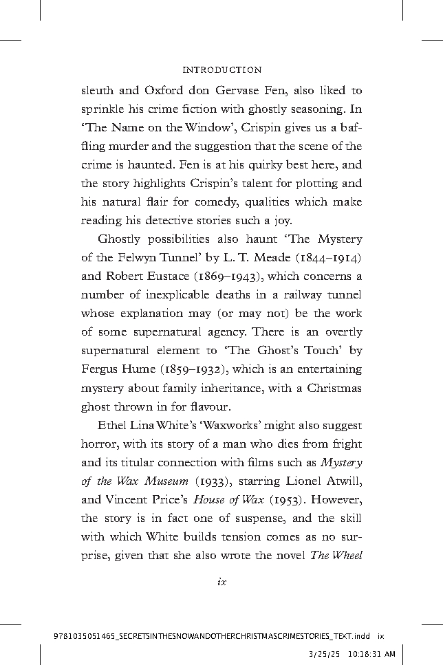 Secrets in the Snow & Other Christmas Crime Stories