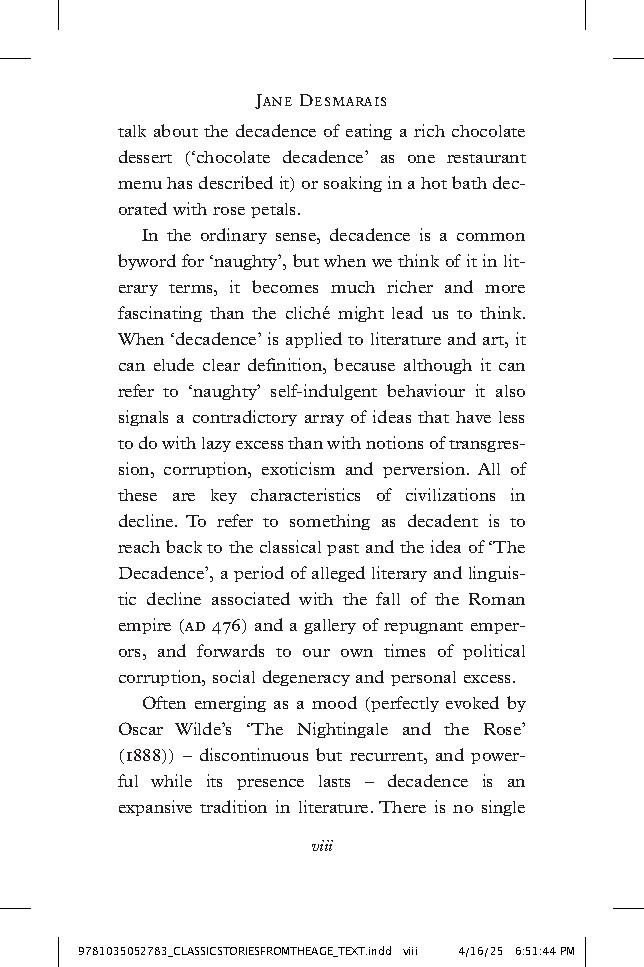 Classic Stories from the Age of Decadence