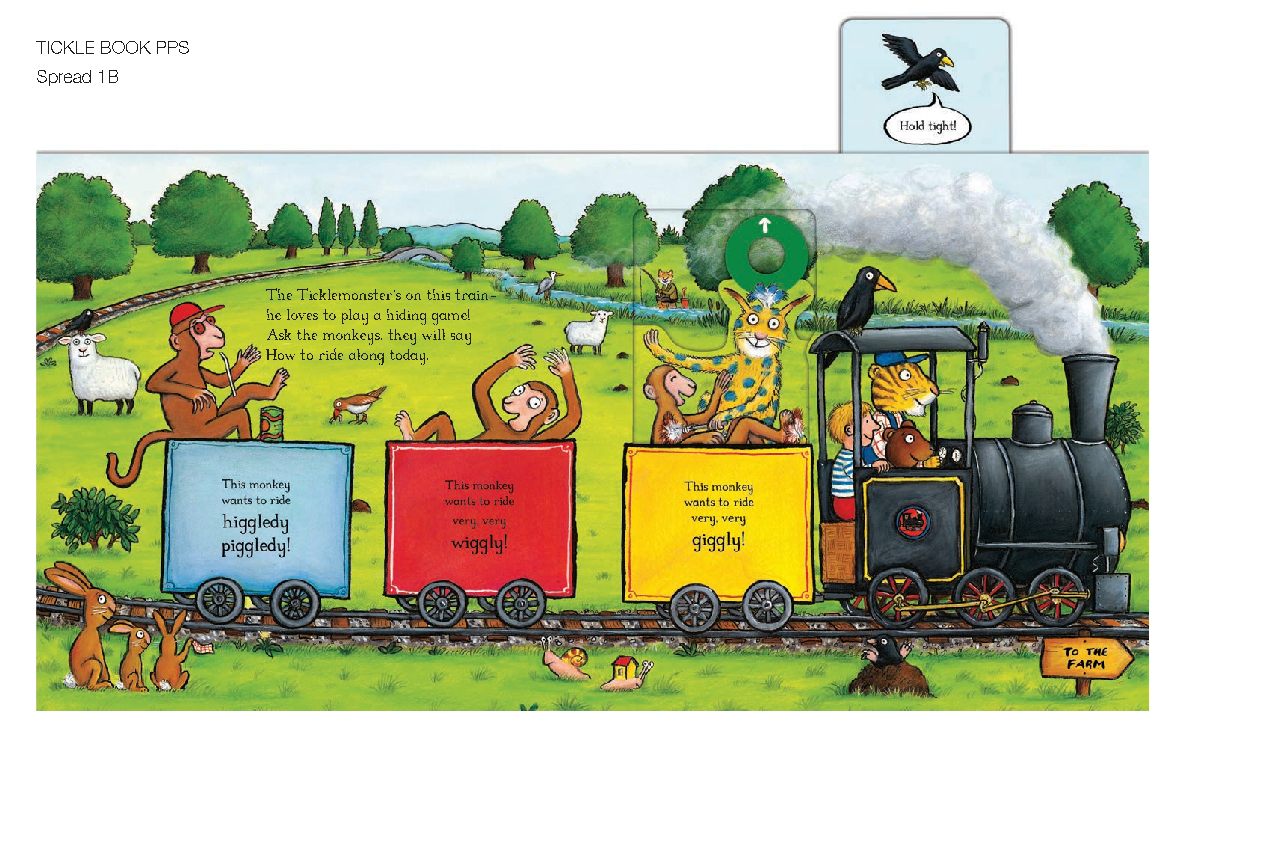 The Tickle Book: A Push Pull and Slide Book