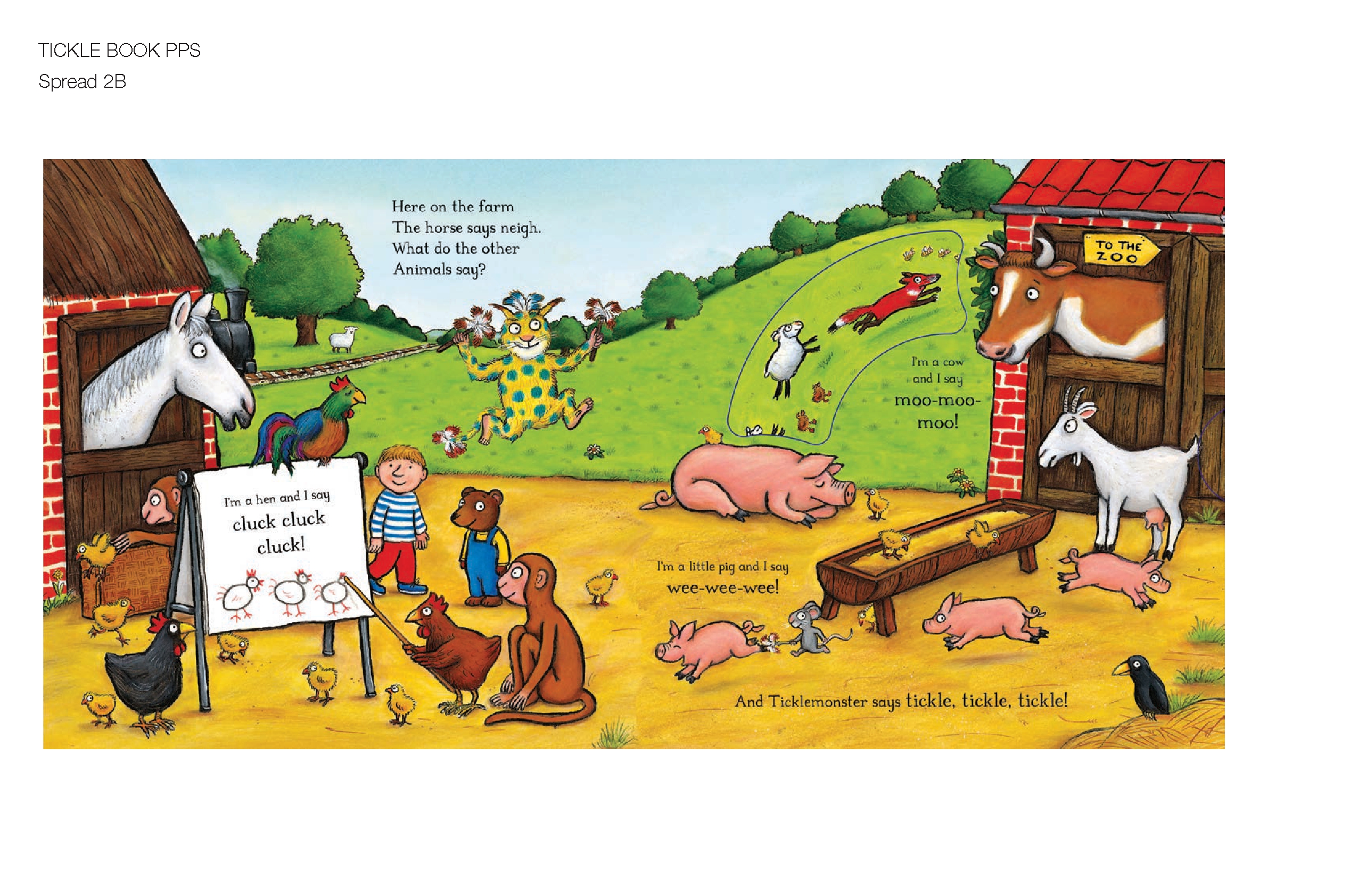 The Tickle Book: A Push Pull and Slide Book