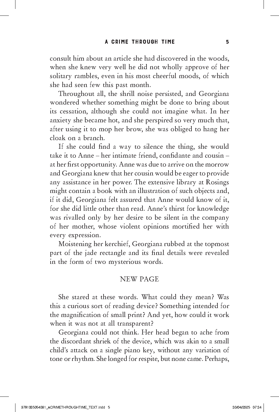 A Crime Through Time