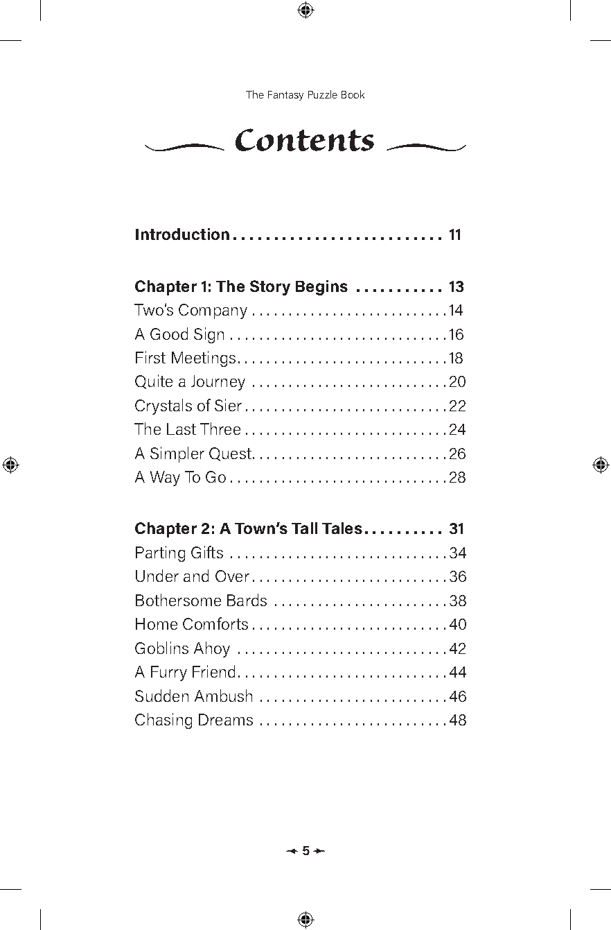 The Fantasy Puzzle Book