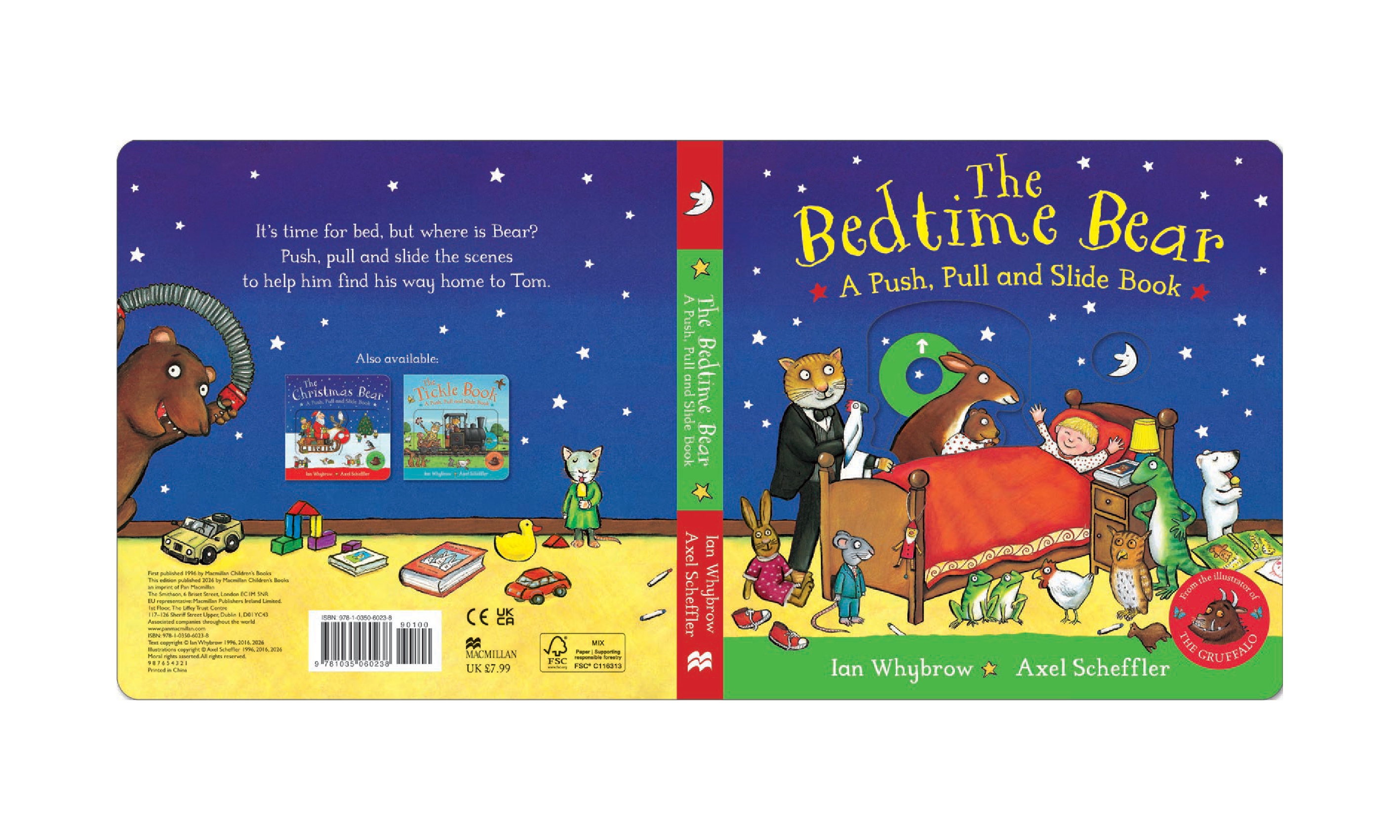 The Bedtime Bear: A Push, Pull and Slide Book