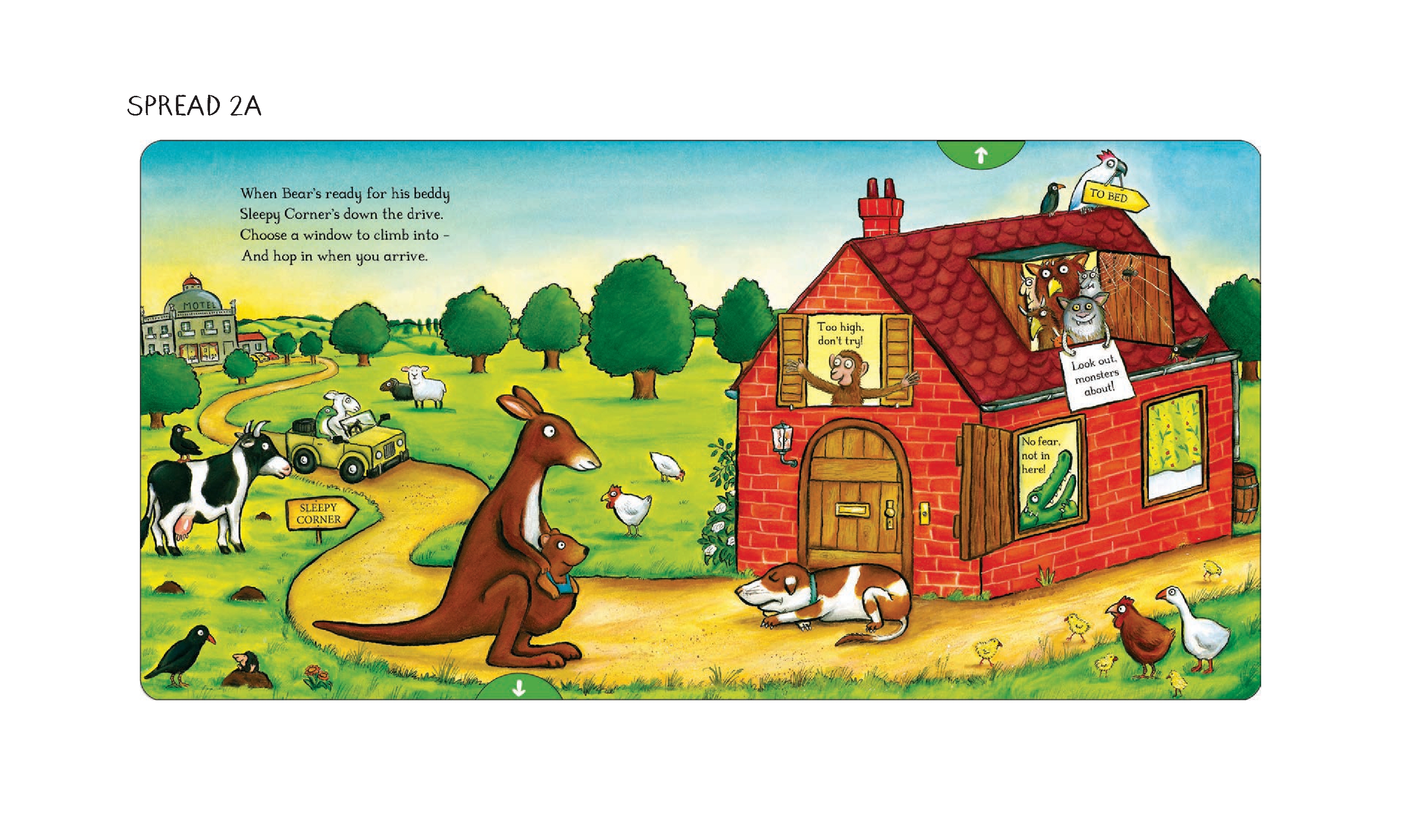 The Bedtime Bear: A Push, Pull and Slide Book