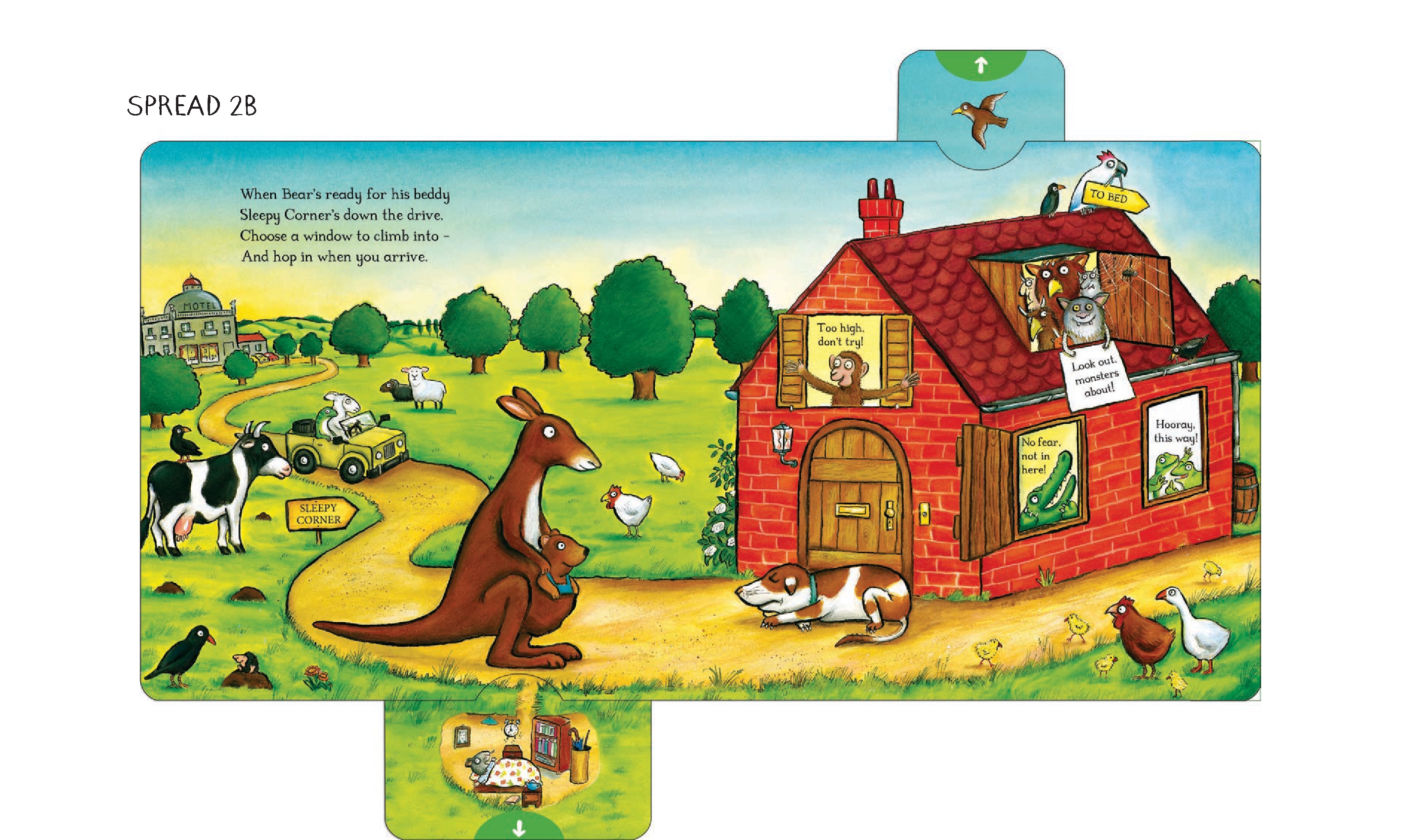 The Bedtime Bear: A Push, Pull and Slide Book