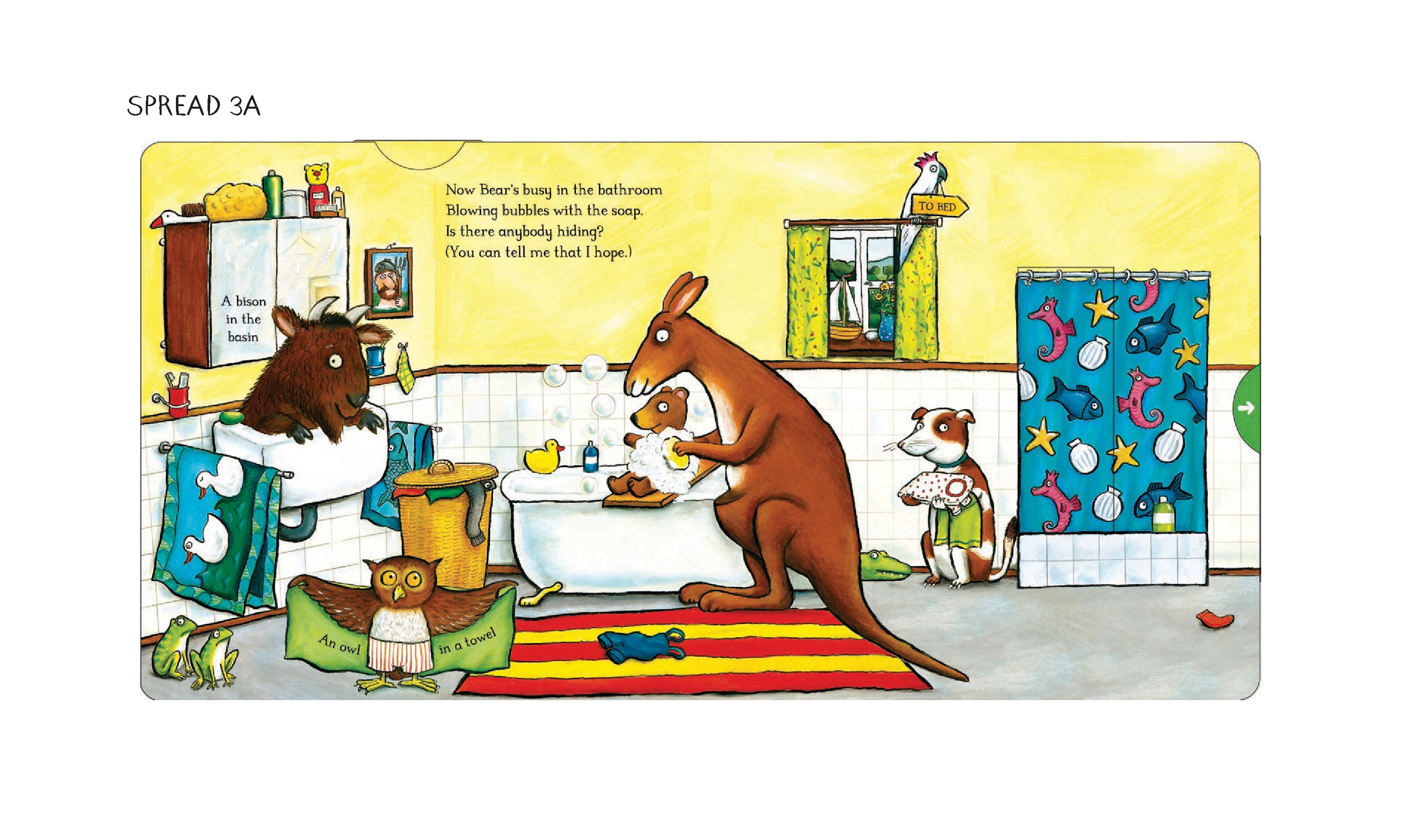 The Bedtime Bear: A Push, Pull and Slide Book