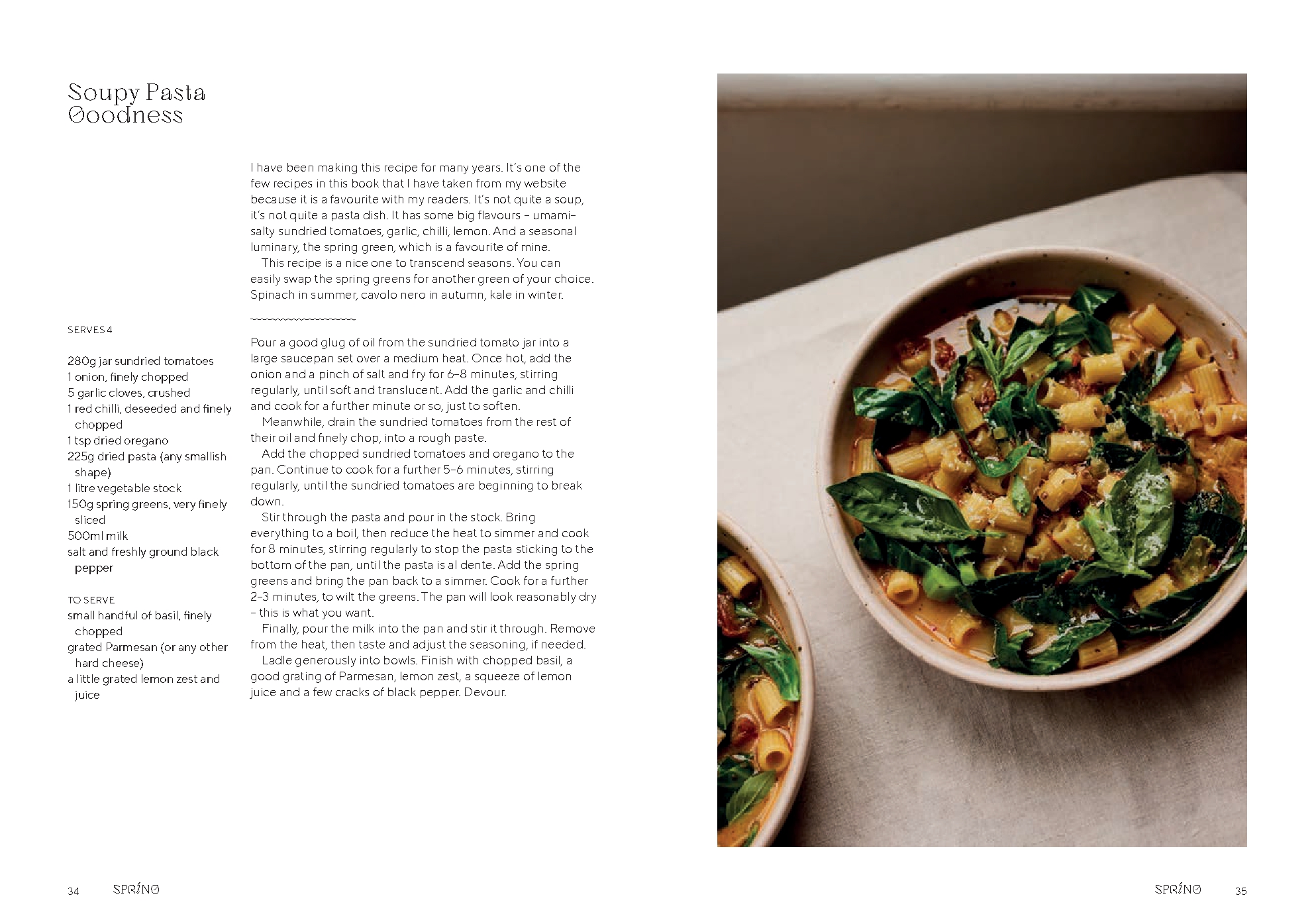 What to Cook and When to Cook It