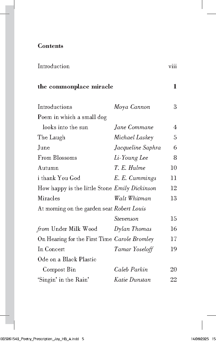 Poetry Prescription: Joy