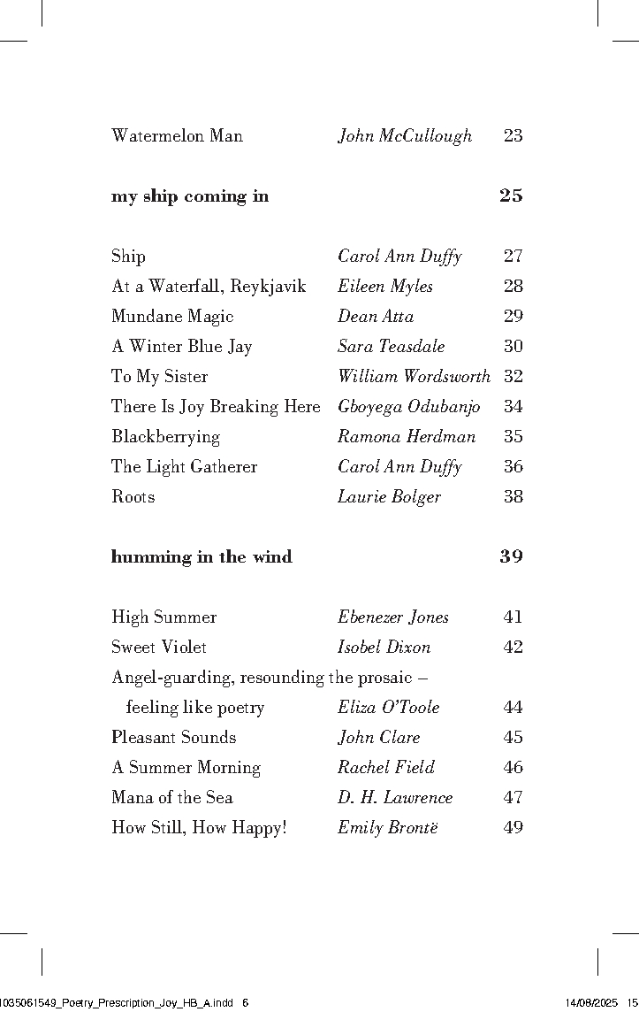 Poetry Prescription: Joy