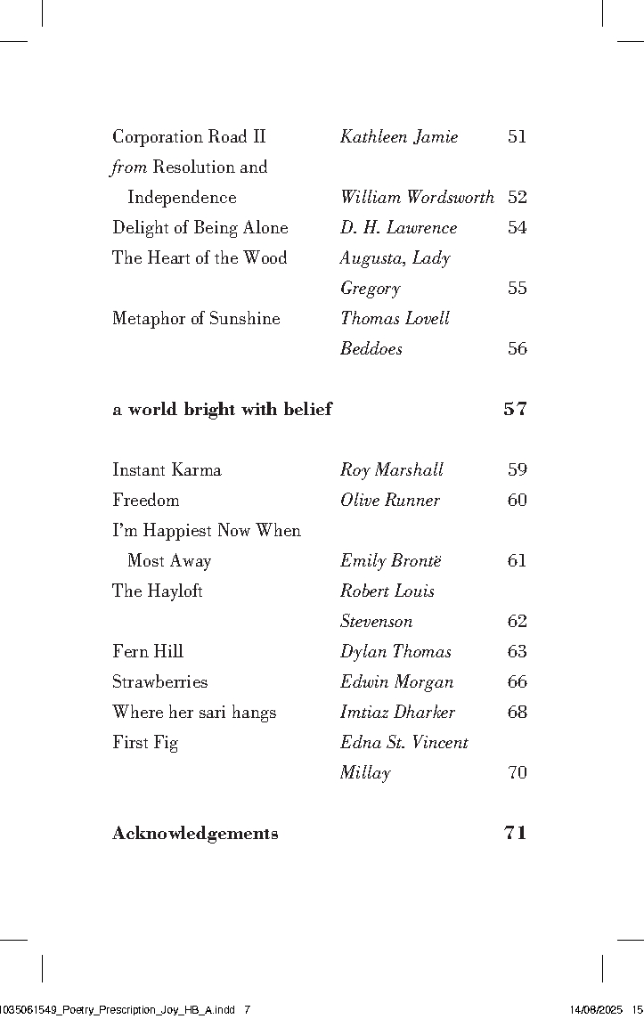 Poetry Prescription: Joy