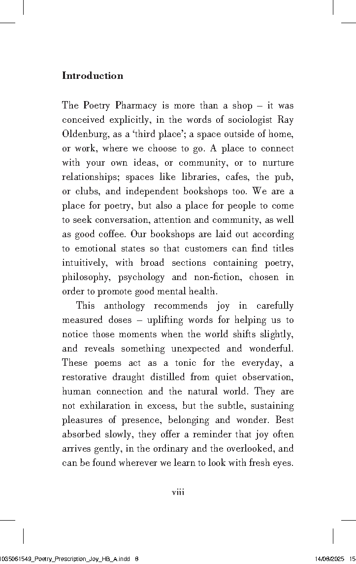 Poetry Prescription: Joy