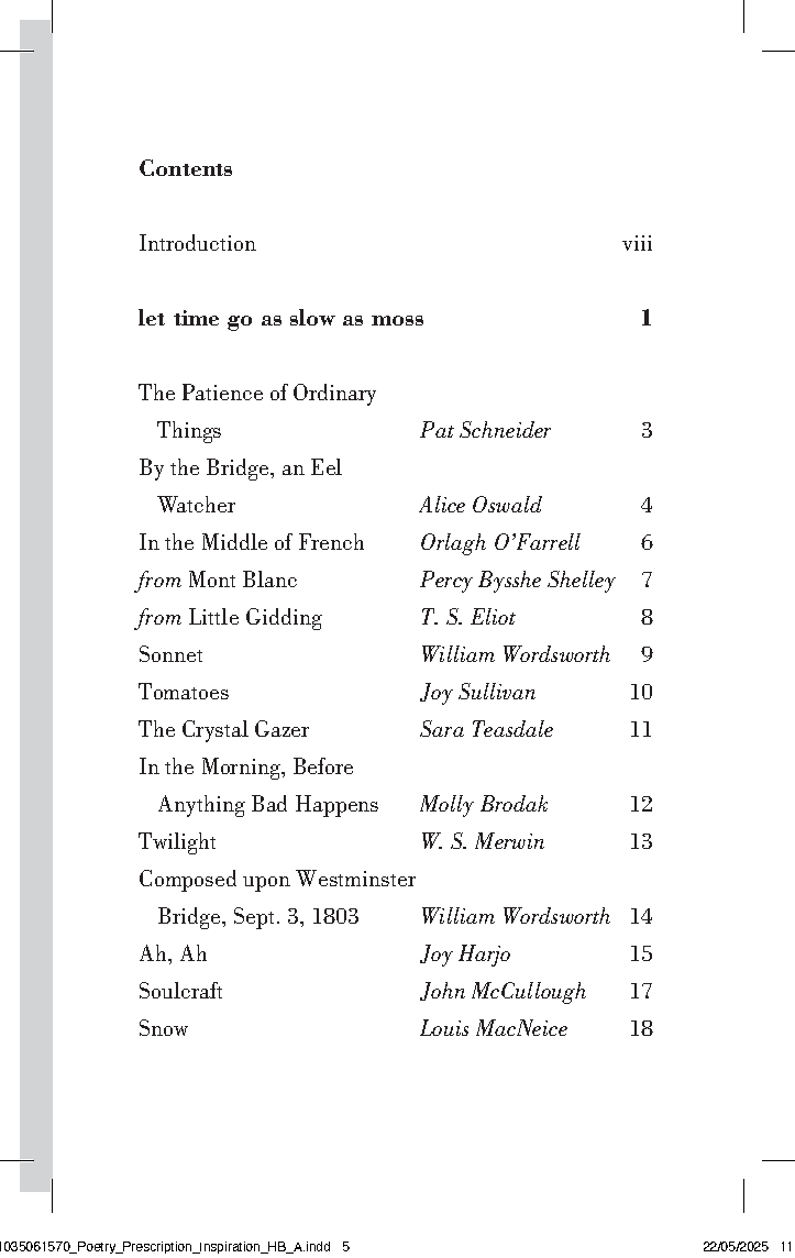 Poetry Prescription: Inspiration