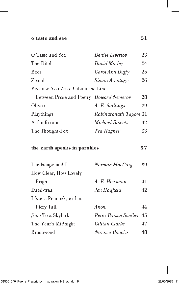 Poetry Prescription: Inspiration