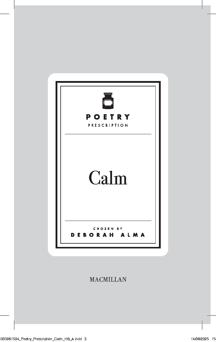 Poetry Prescription: Calm