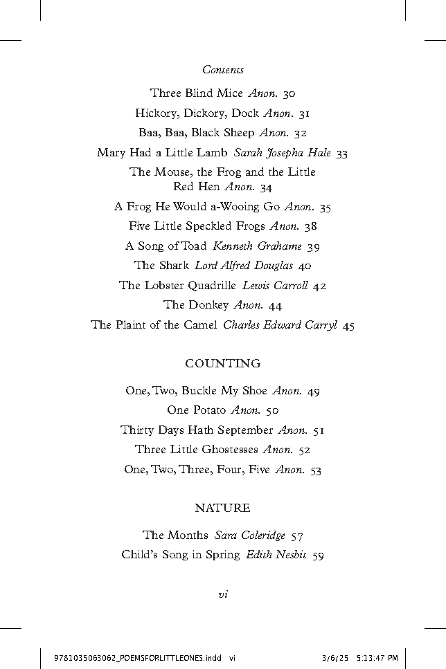 Poems for Little Ones