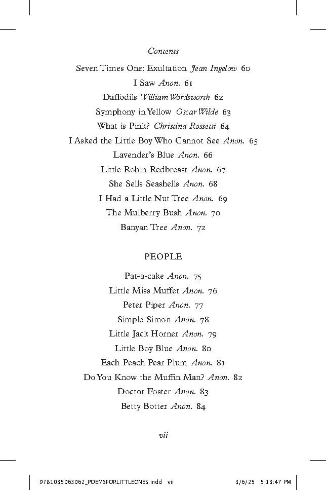 Poems for Little Ones