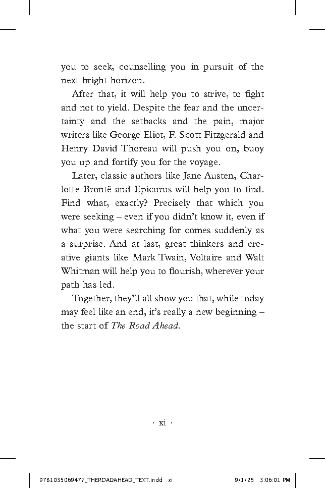 The Road Ahead: Timeless Inspiration for Graduates