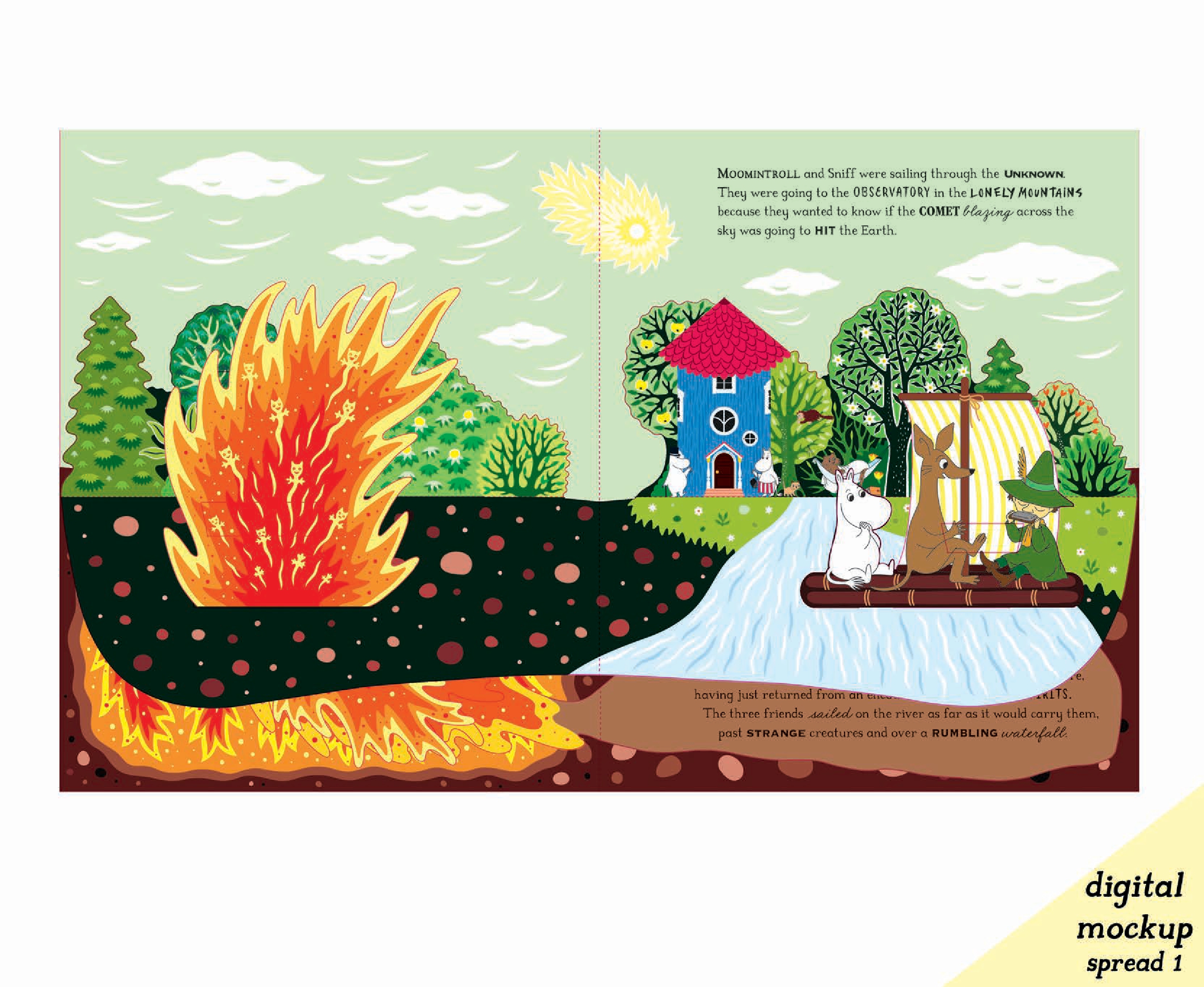 The Moomins and the Comet: A Pop-Up Adventure