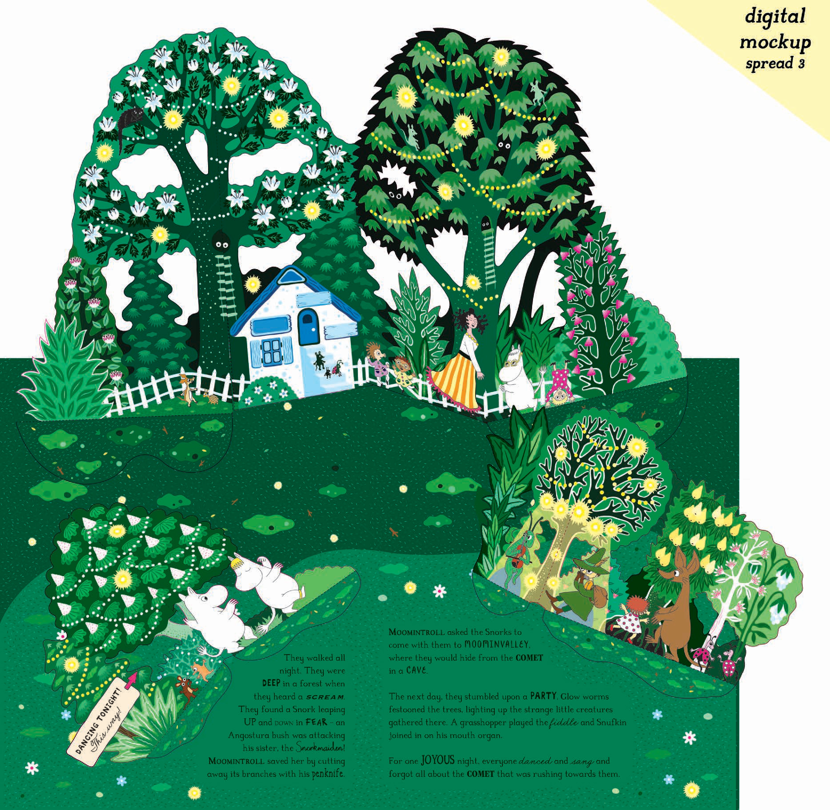 The Moomins and the Comet: A Pop-Up Adventure