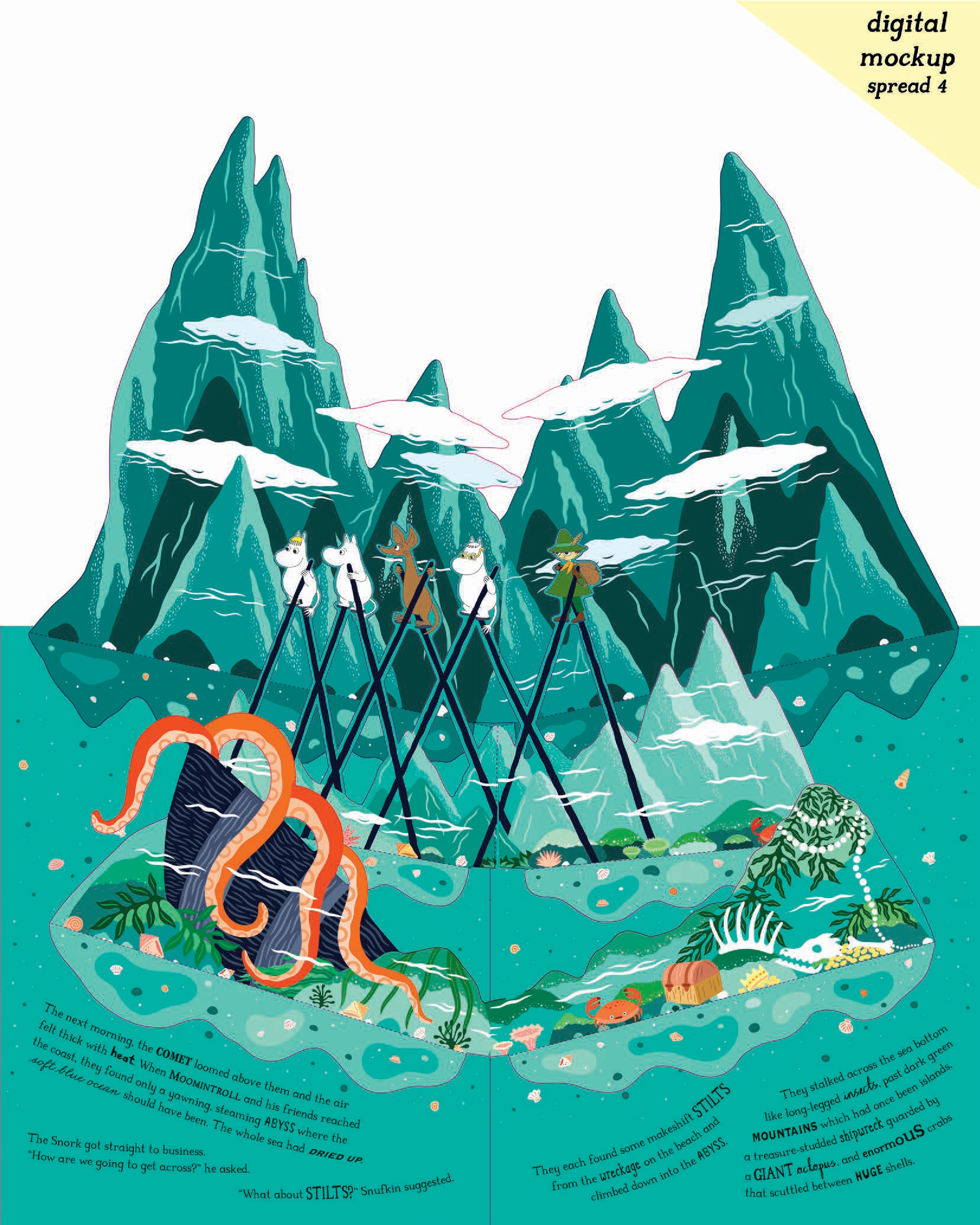 The Moomins and the Comet: A Pop-Up Adventure