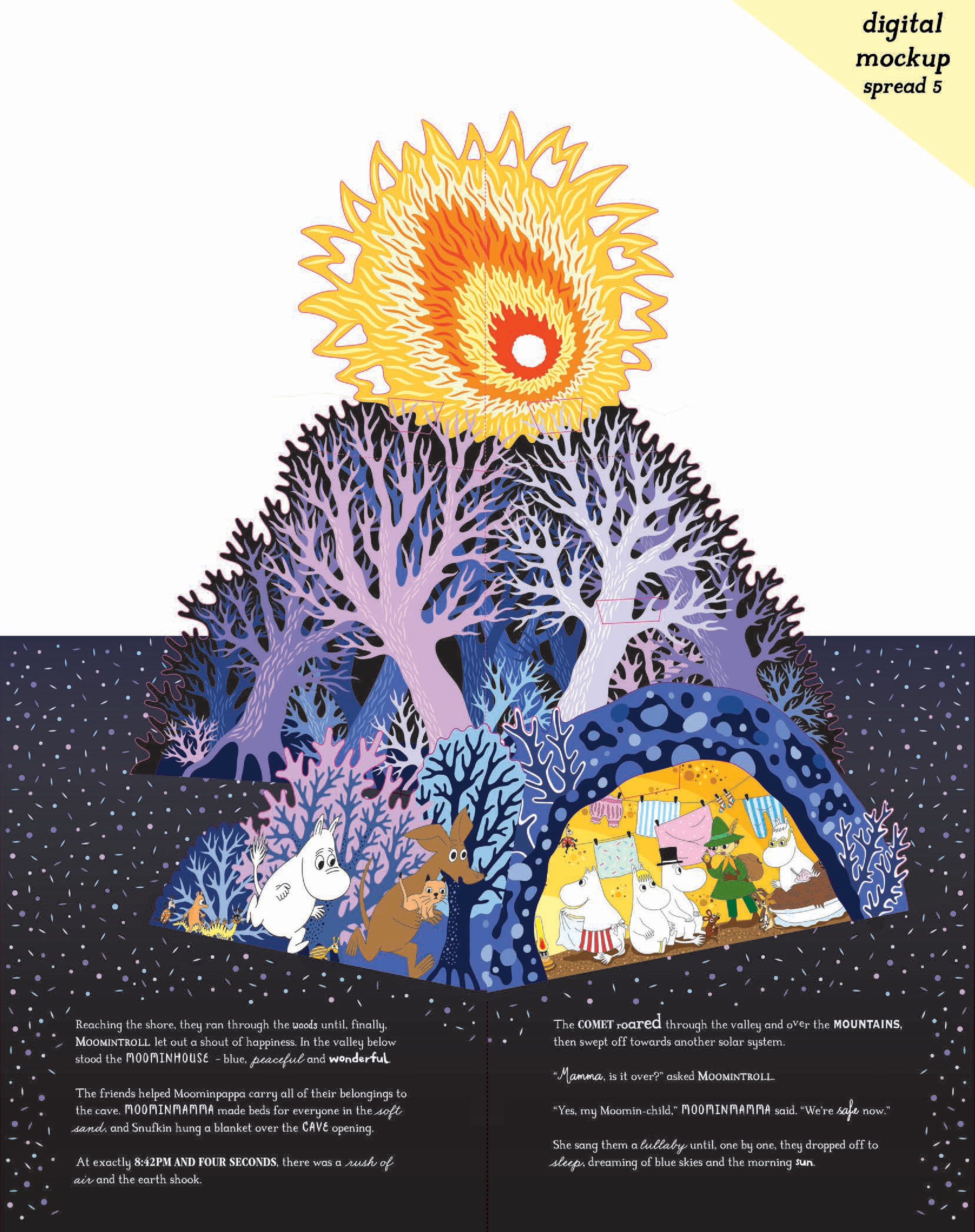 The Moomins and the Comet: A Pop-Up Adventure