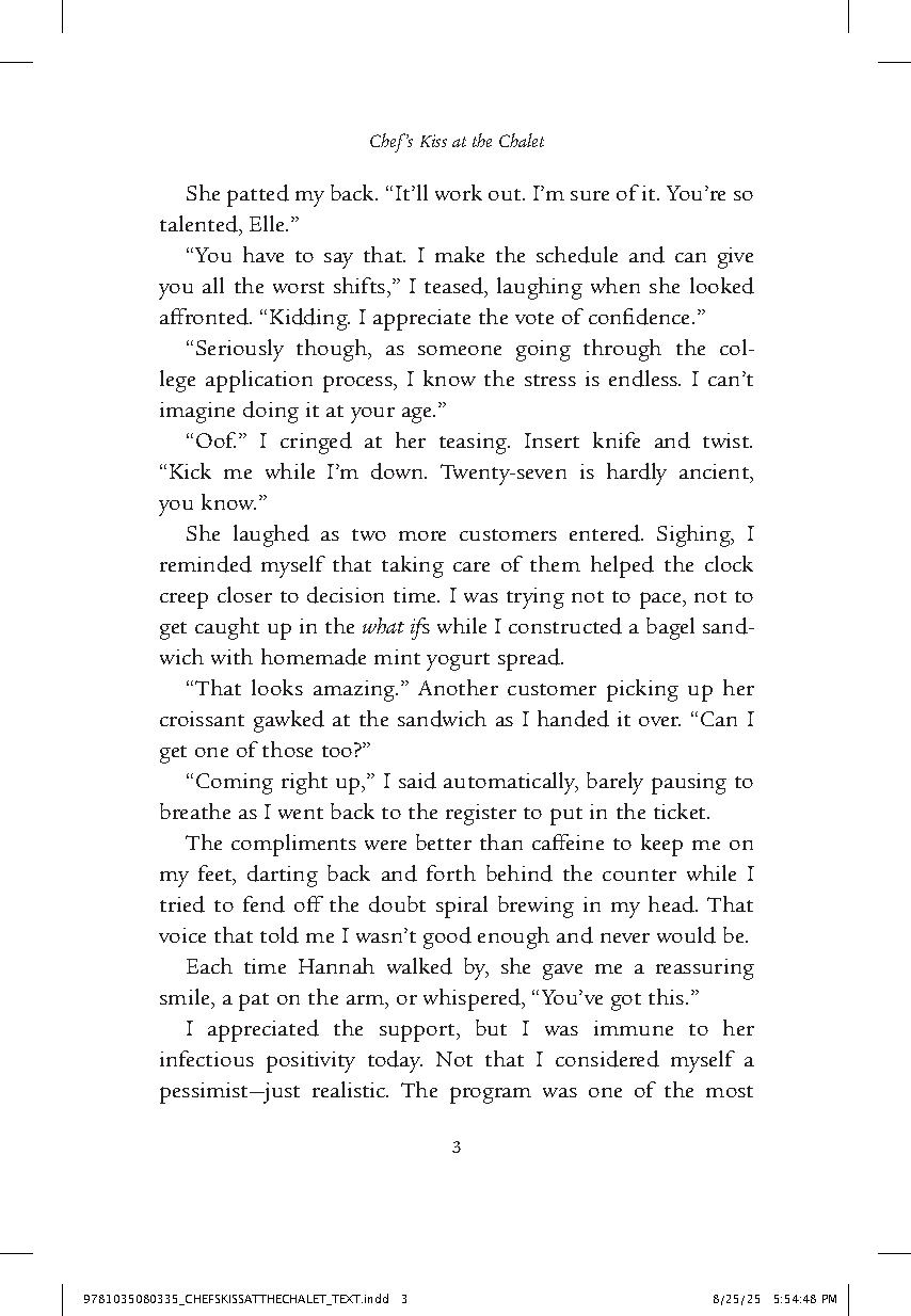 Chef's Kiss at the Chalet