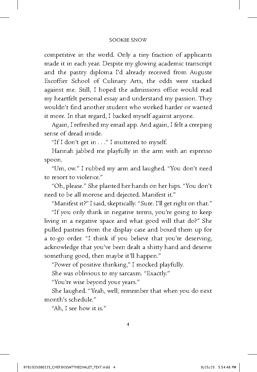 Chef's Kiss at the Chalet