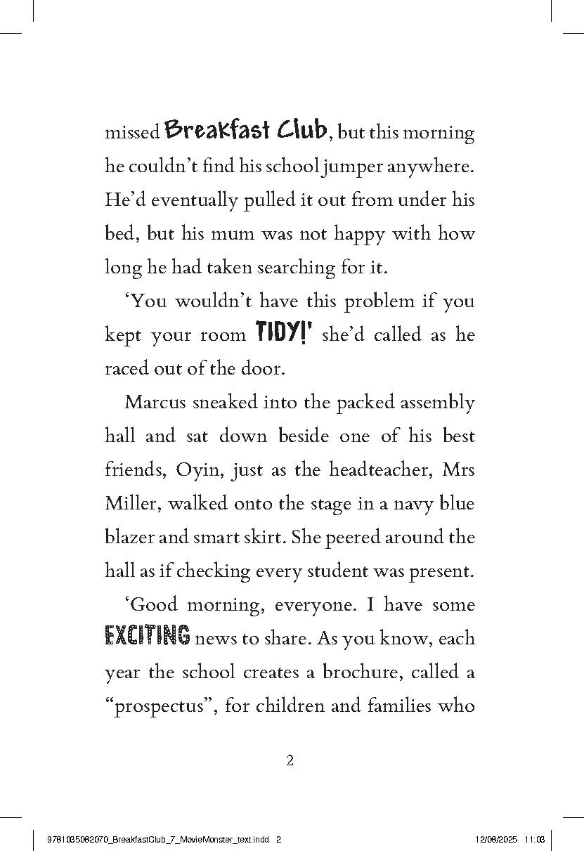 The Breakfast Club Adventures: The Movie Monster