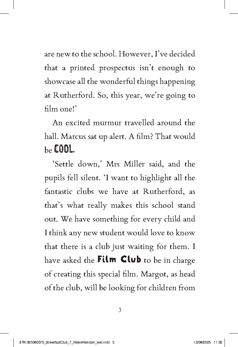 The Breakfast Club Adventures: The Movie Monster