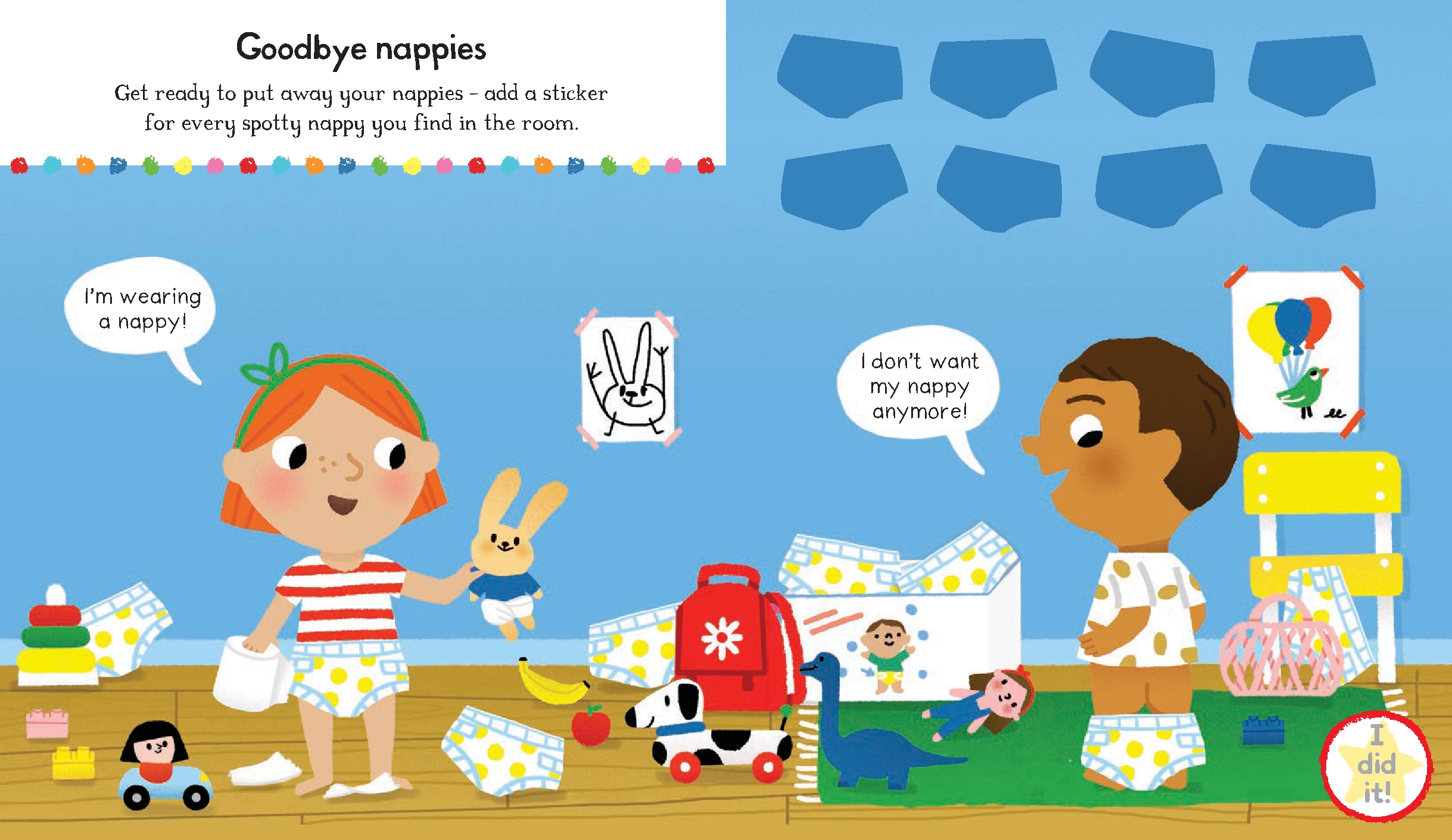 No More Nappies Sticker Activity Book