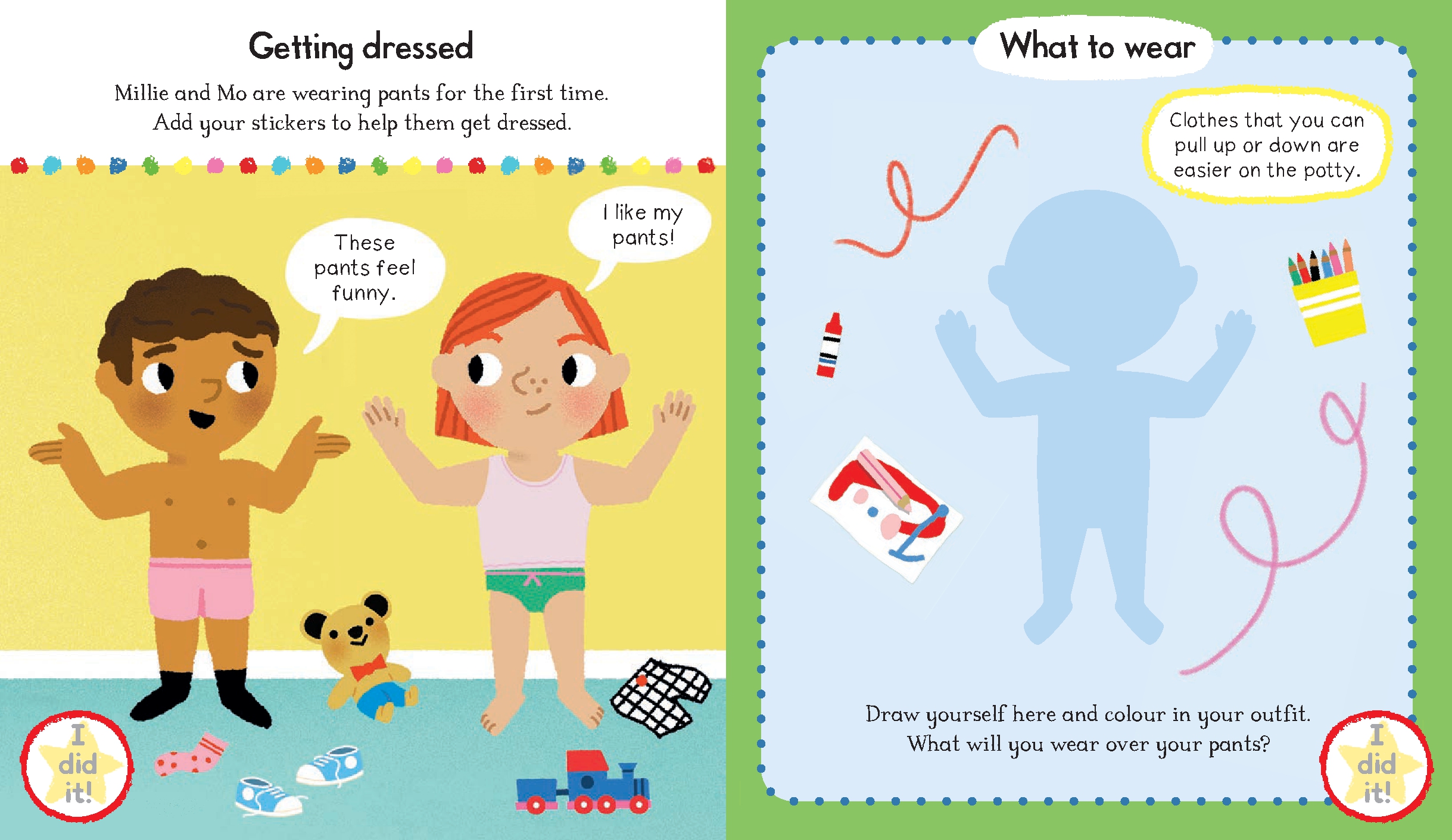 No More Nappies Sticker Activity Book