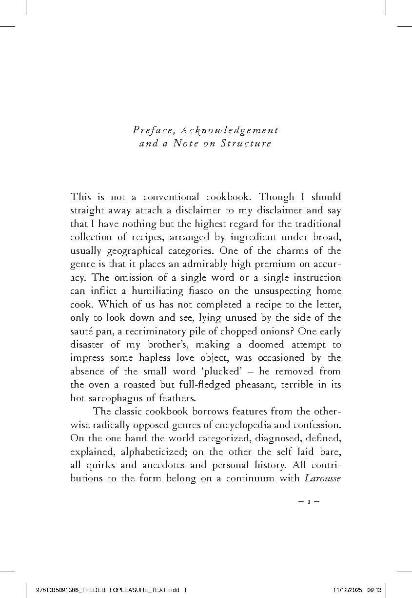 The Debt To Pleasure