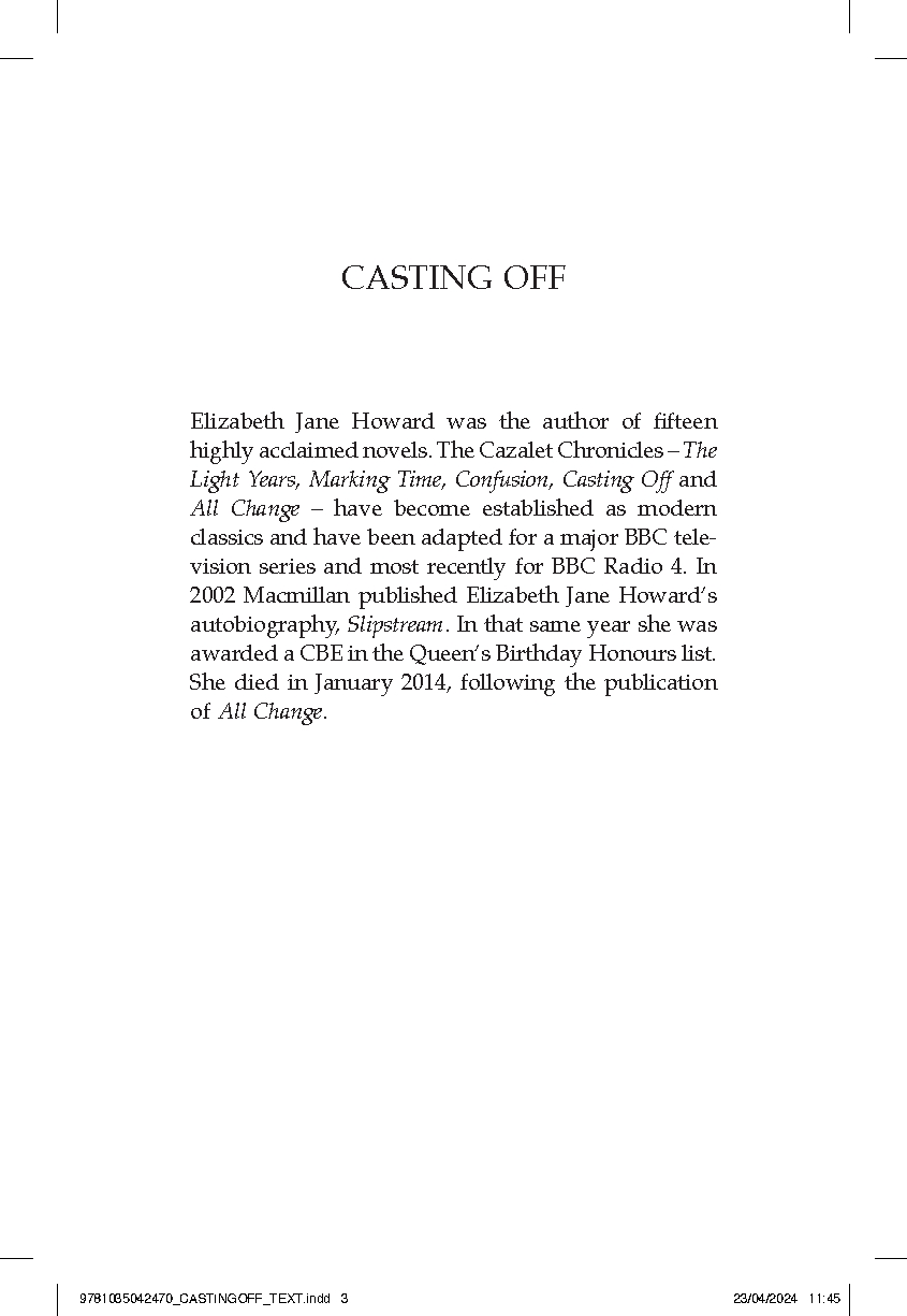 Casting Off