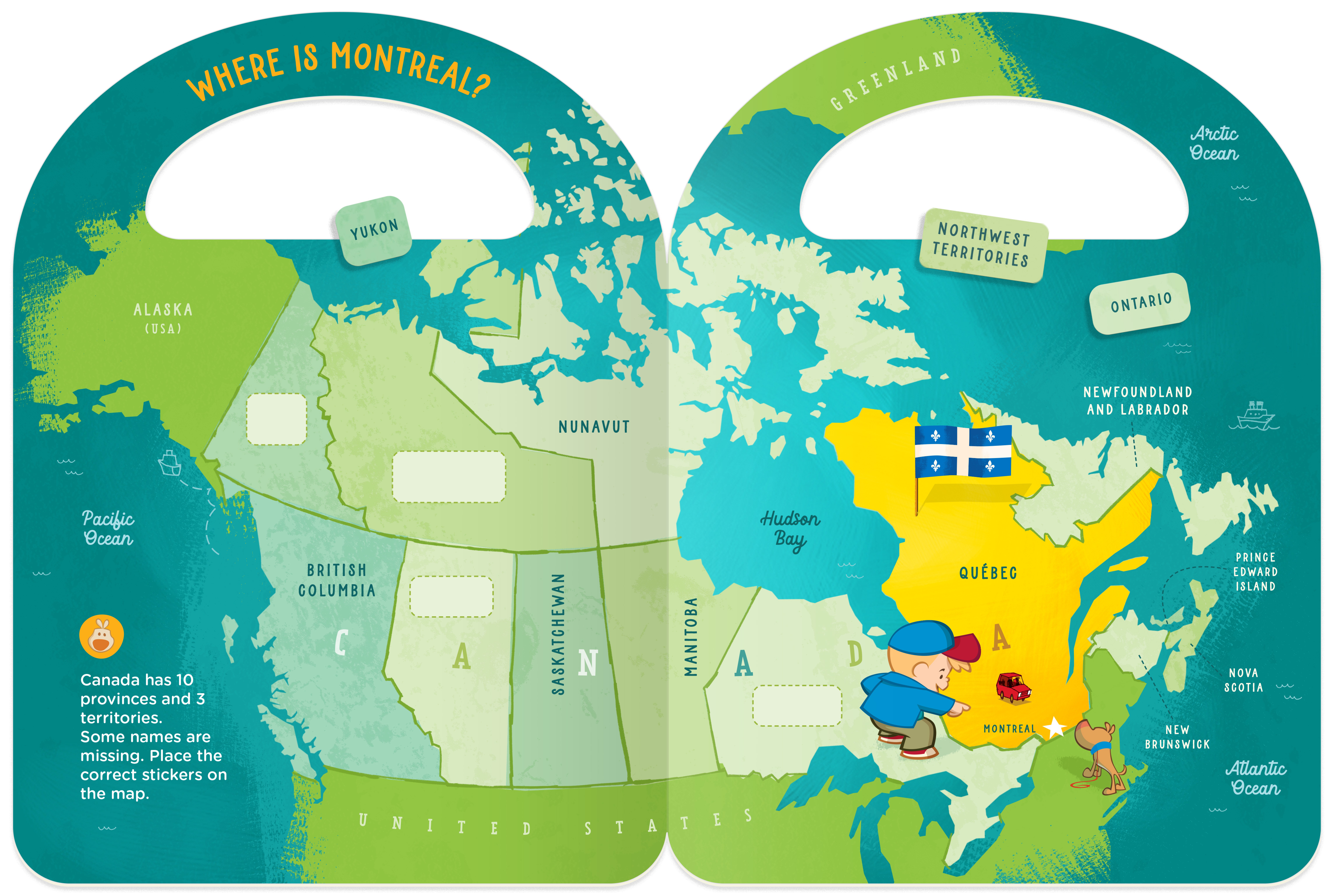 Larry Gets Lost in Montreal - Activity Book