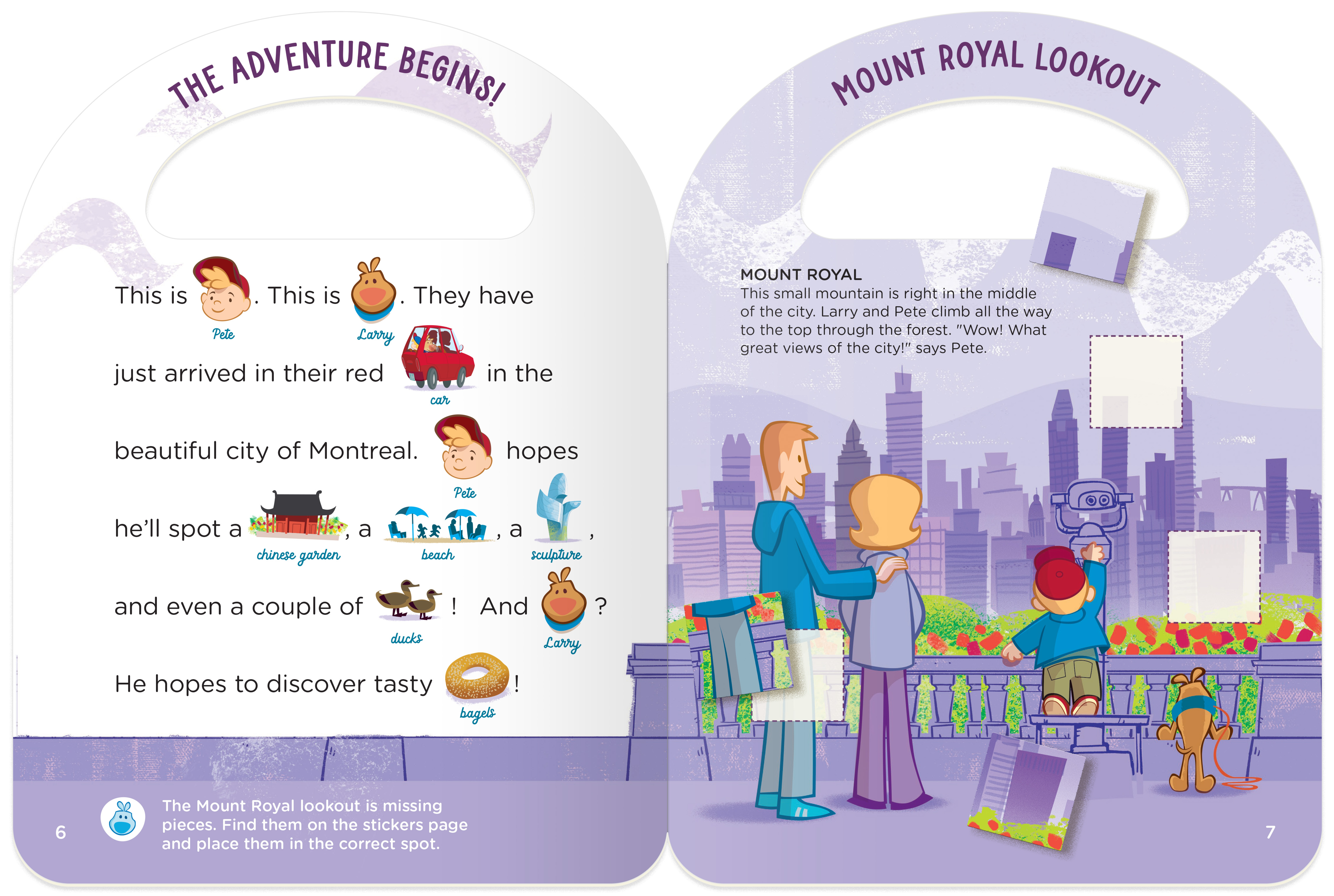 Larry Gets Lost in Montreal - Activity Book