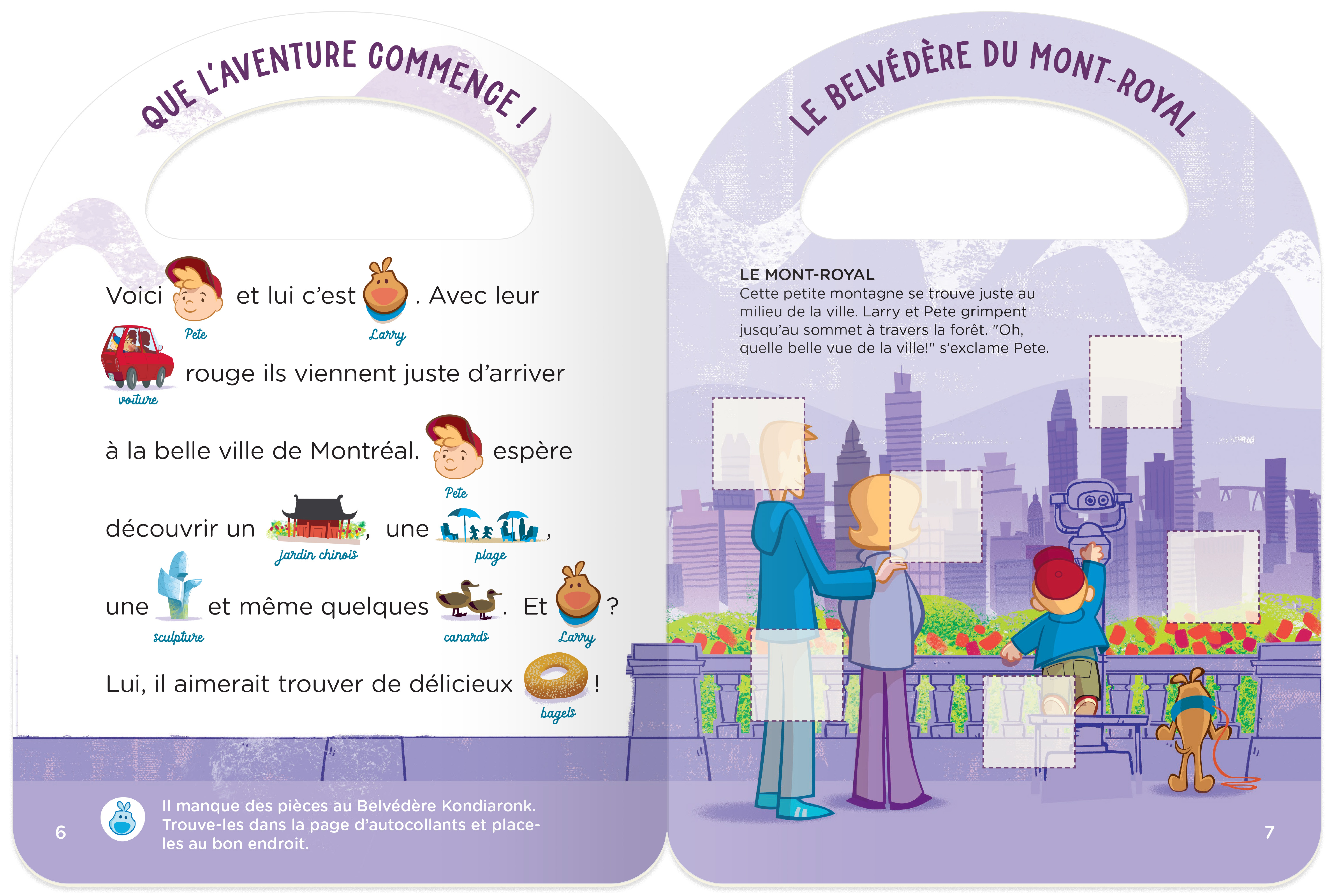 Larry se perd dans Montréal - Mon cahier d'activités