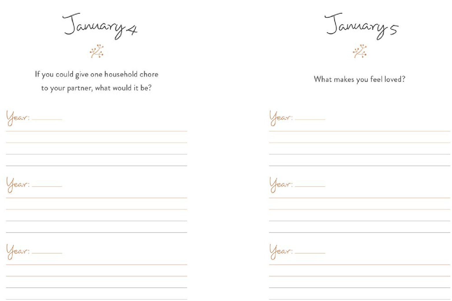 One Question a Day for You & Me: A Three-Year Journal