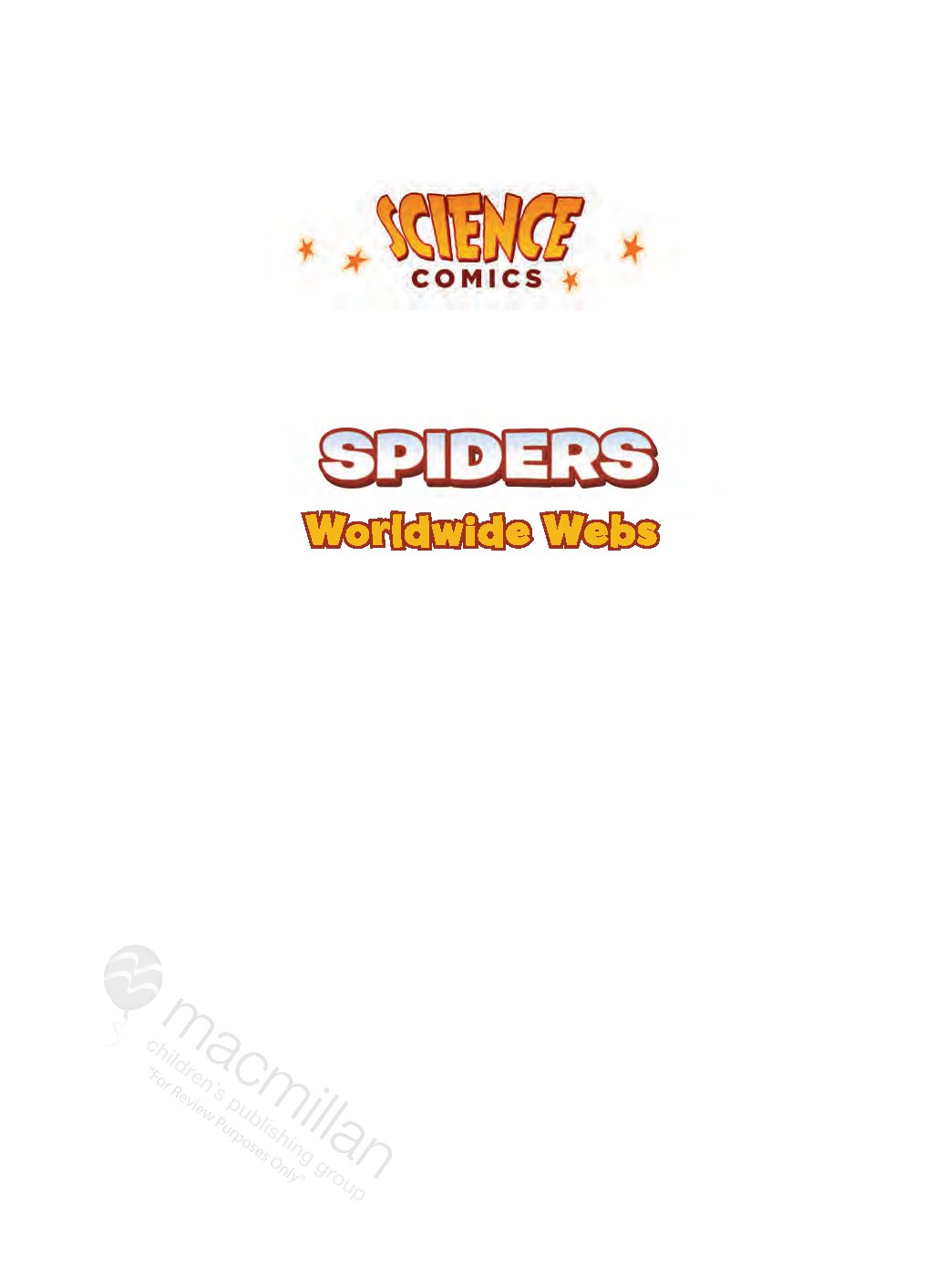 Science Comics: Spiders
