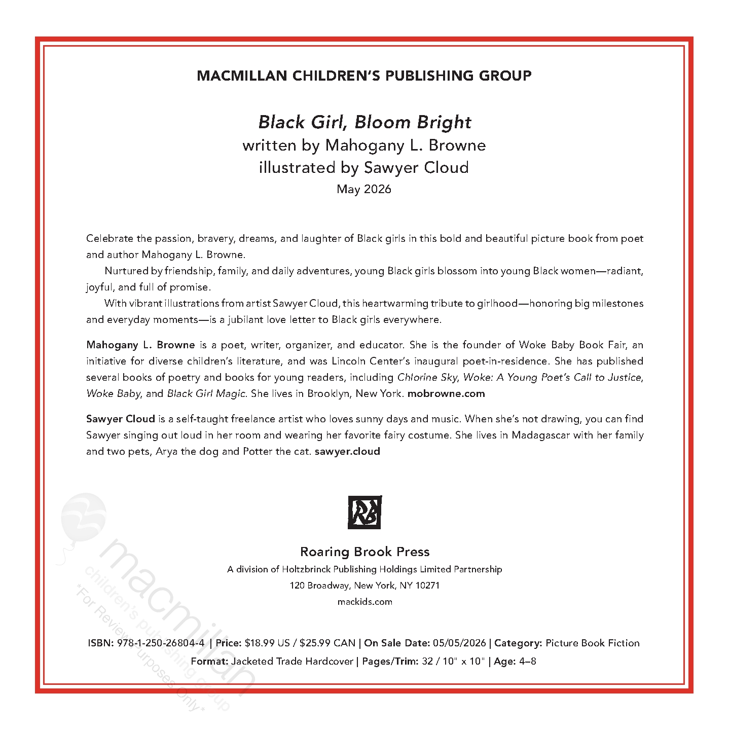 Black Girl, Bloom Bright