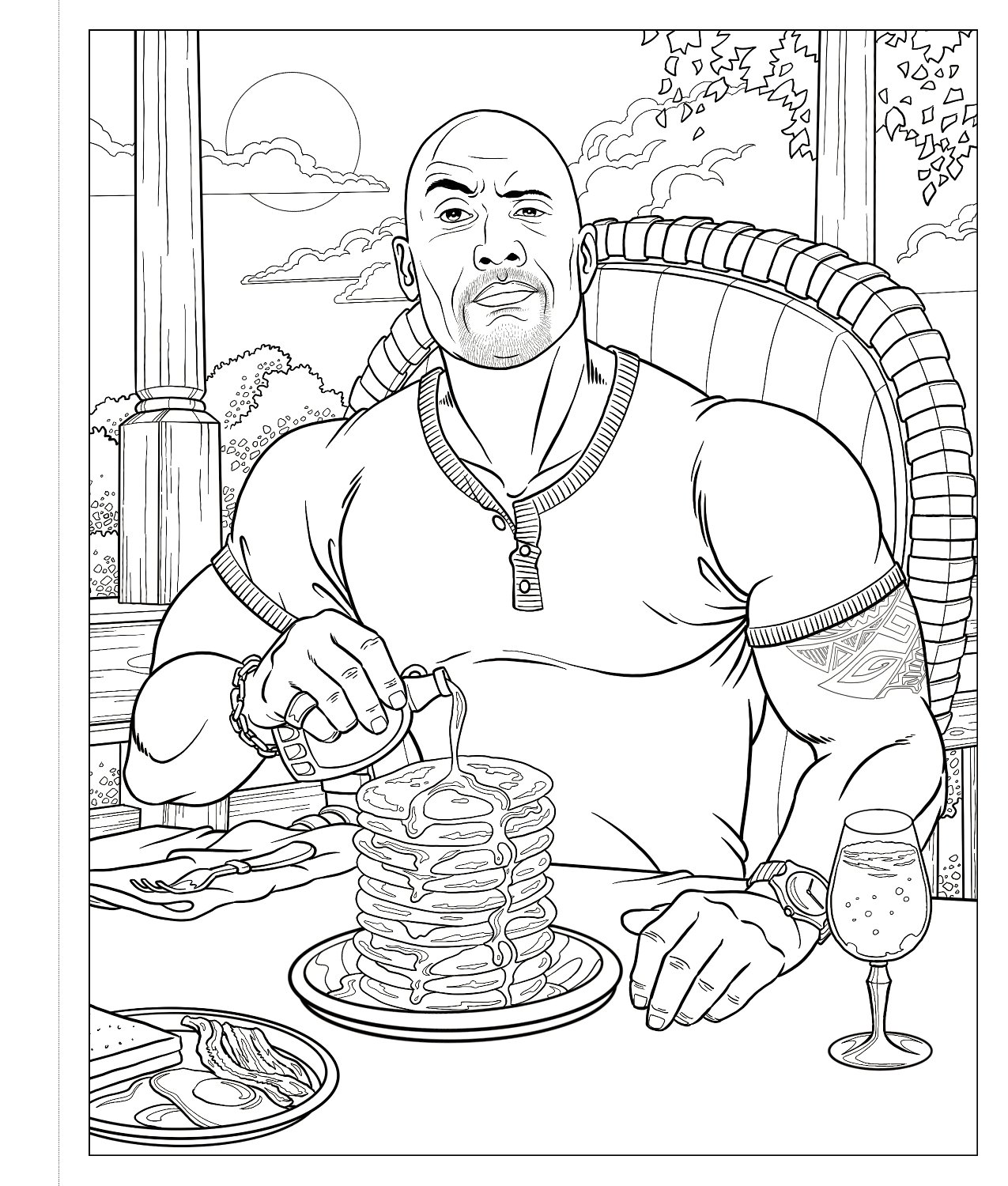 Crush and Color: Dwayne "The Rock" Johnson