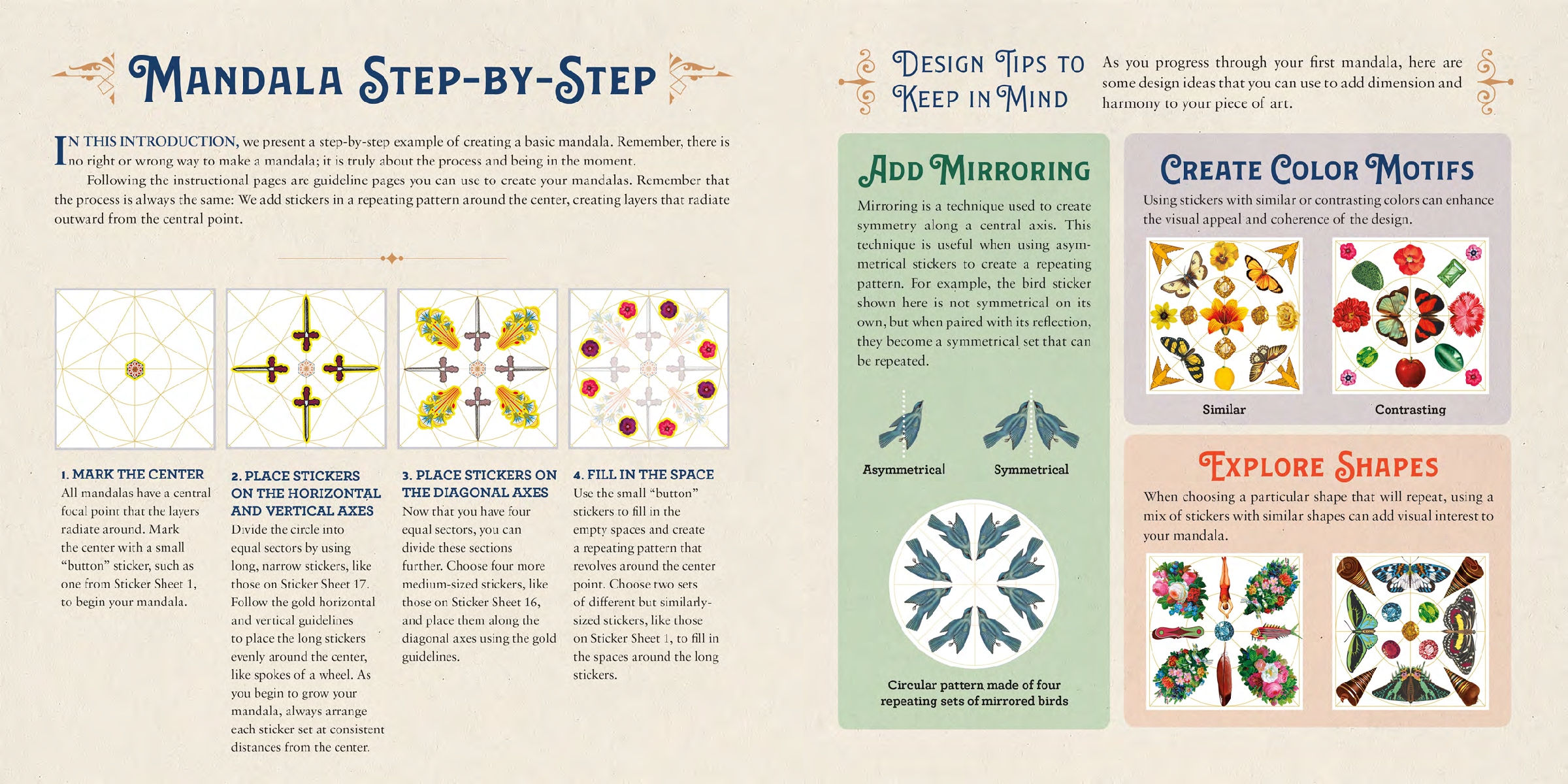The Antiquarian Sticker Book: Mandala