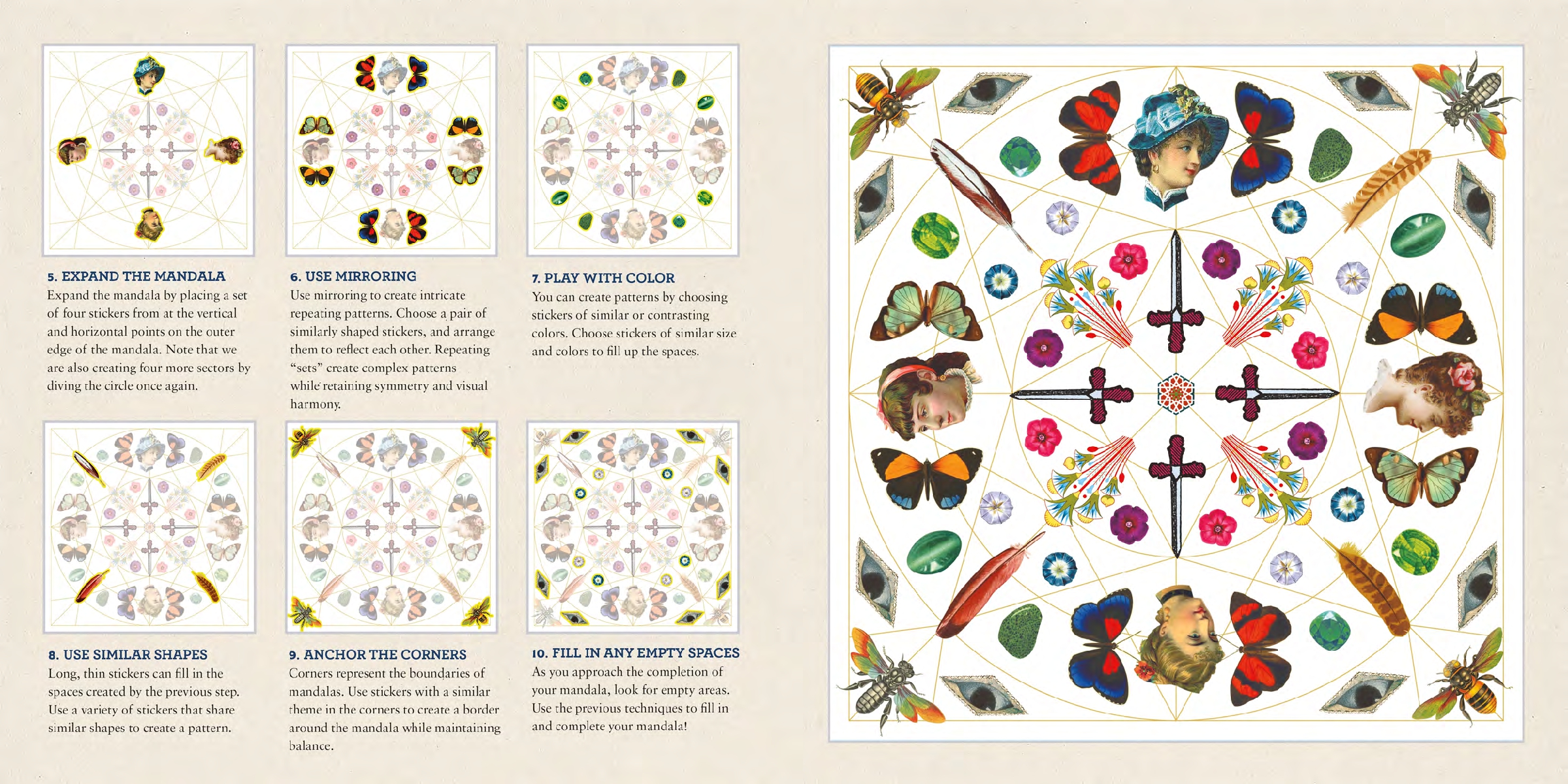 The Antiquarian Sticker Book: Mandala