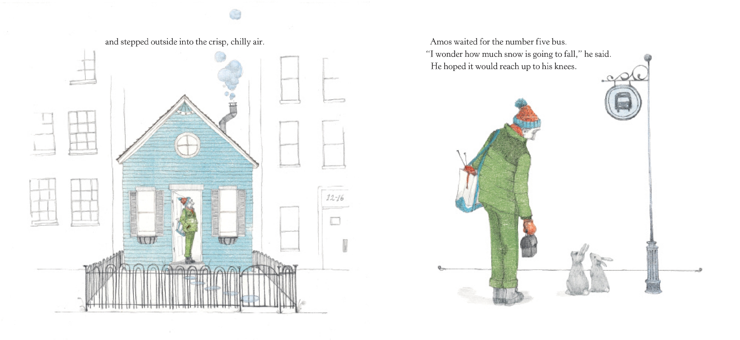 A Snow Day for Amos McGee