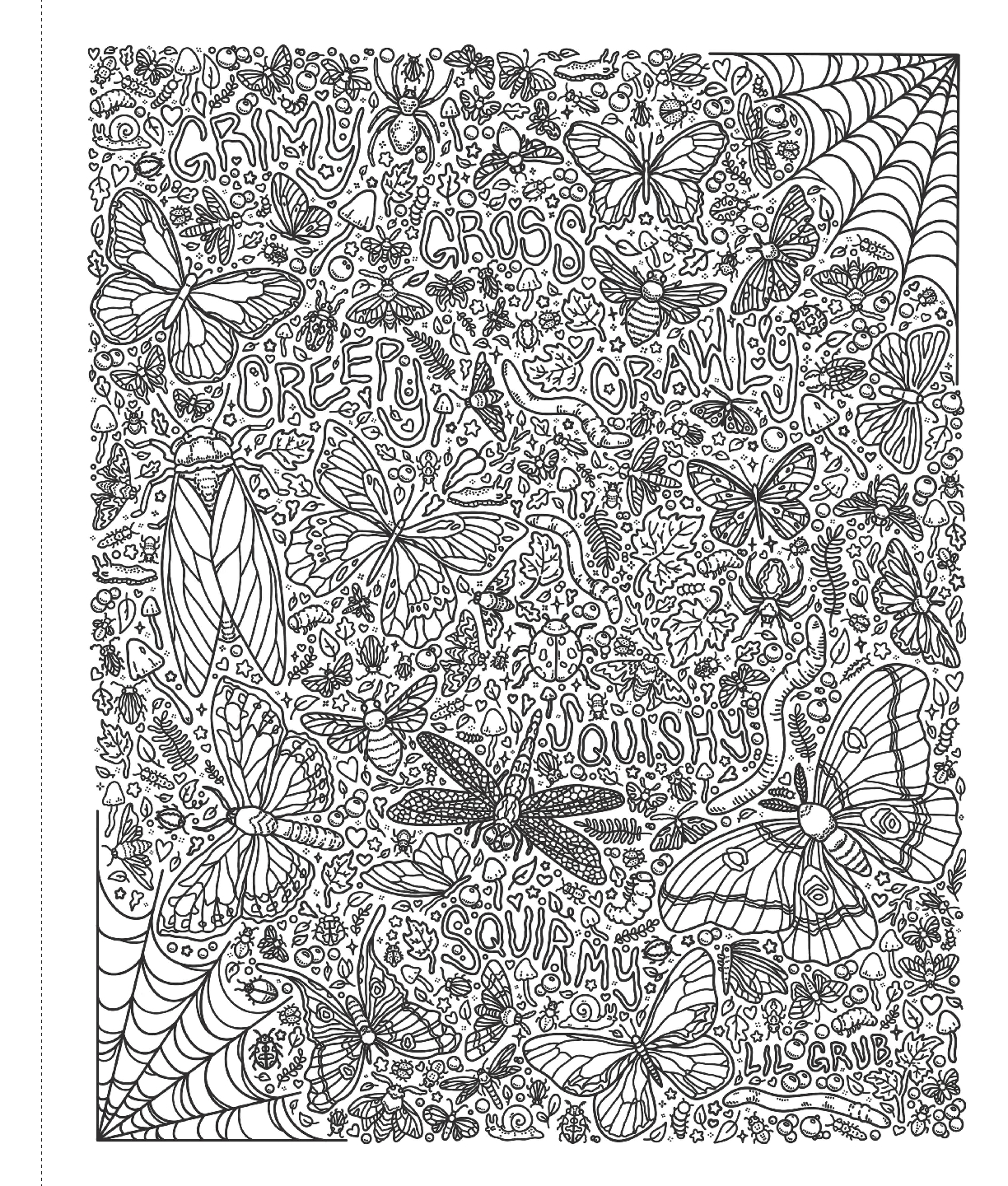 The Spooky Doodle Club Coloring Book