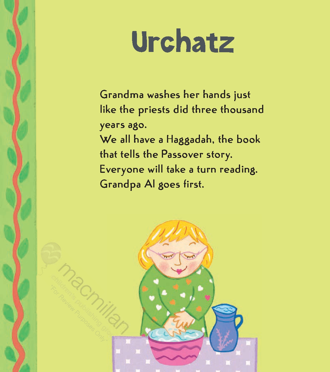 My First Passover