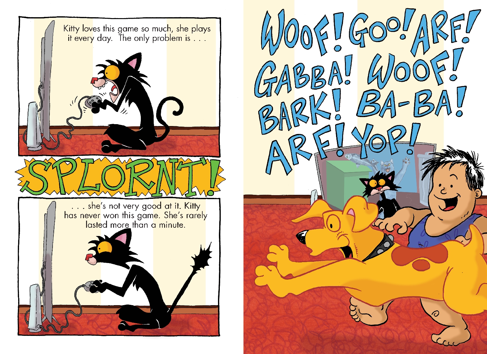 Bad Kitty Gets a Job (Graphic Novel)