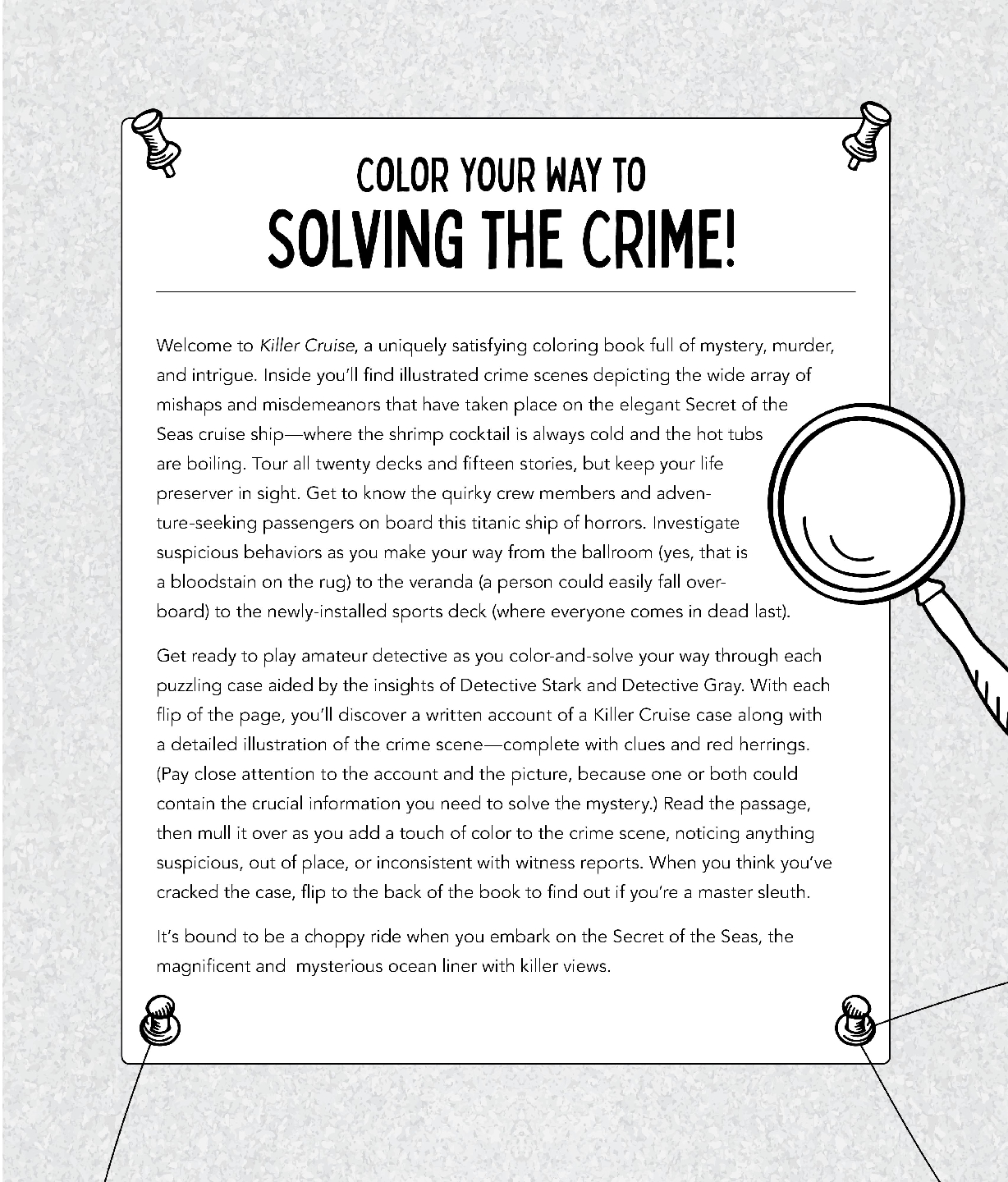 Color and Solve: Killer Cruise
