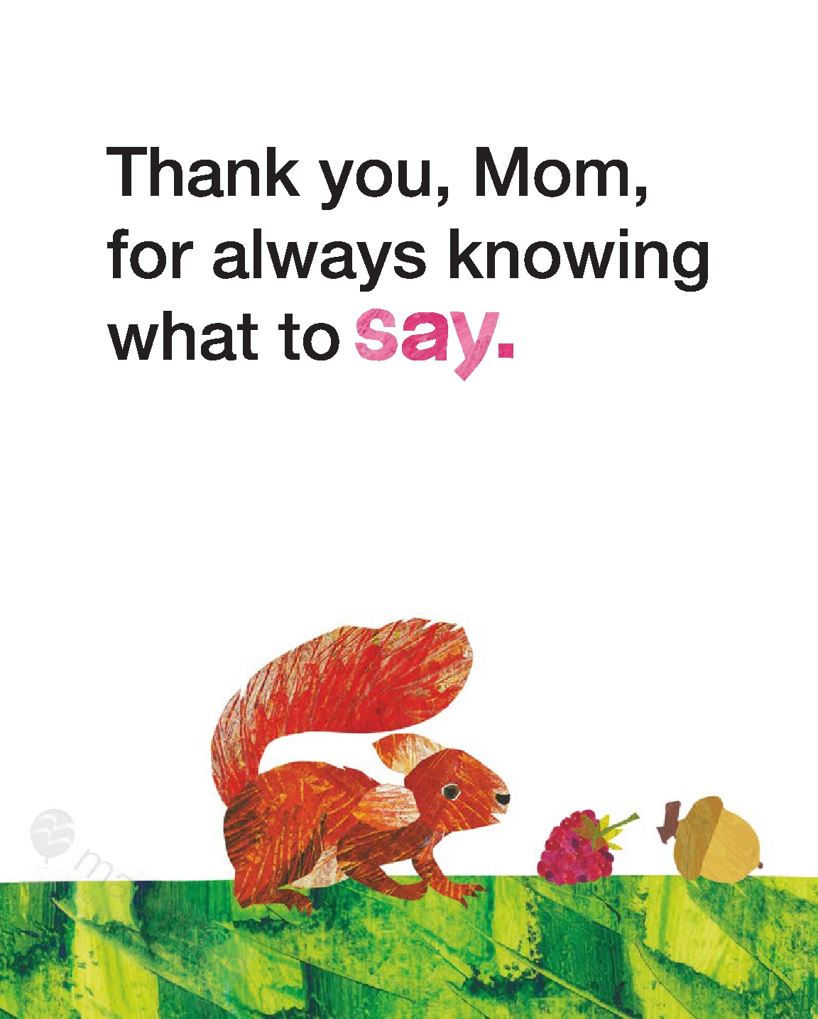 Thank You, Mom! from Baby Bear and Friends (World of Eric Carle)