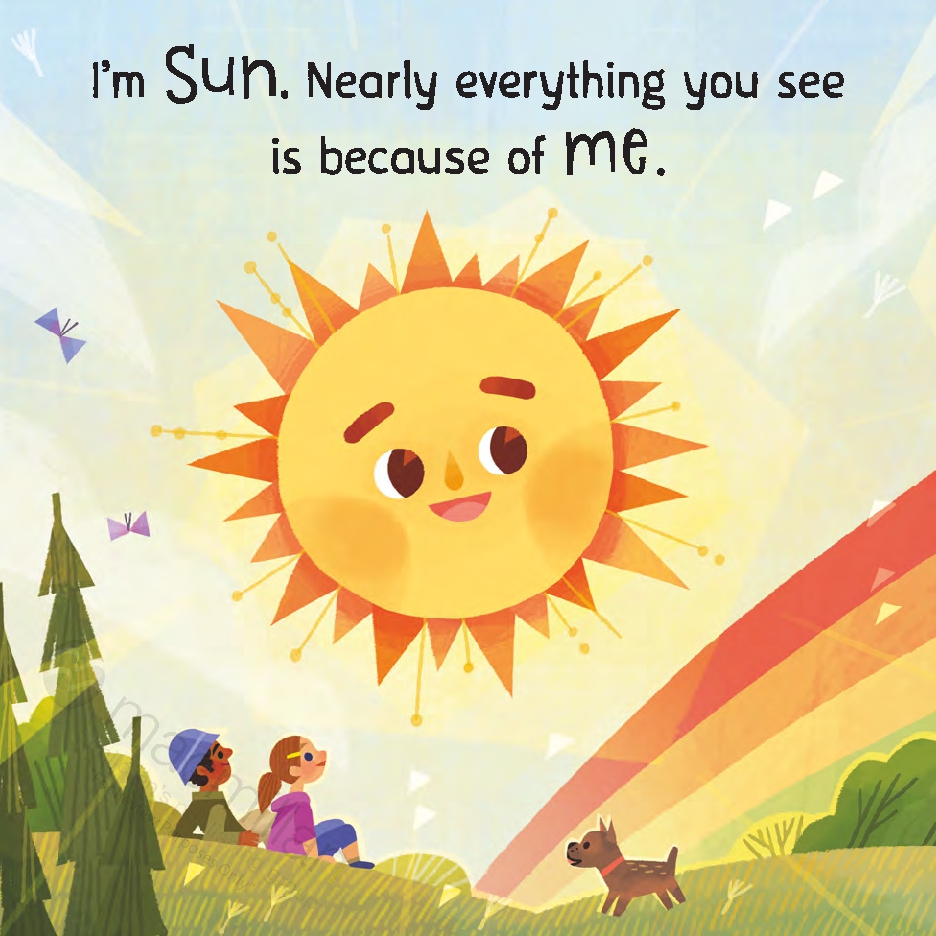 A Rainbow of Colors from the Sun